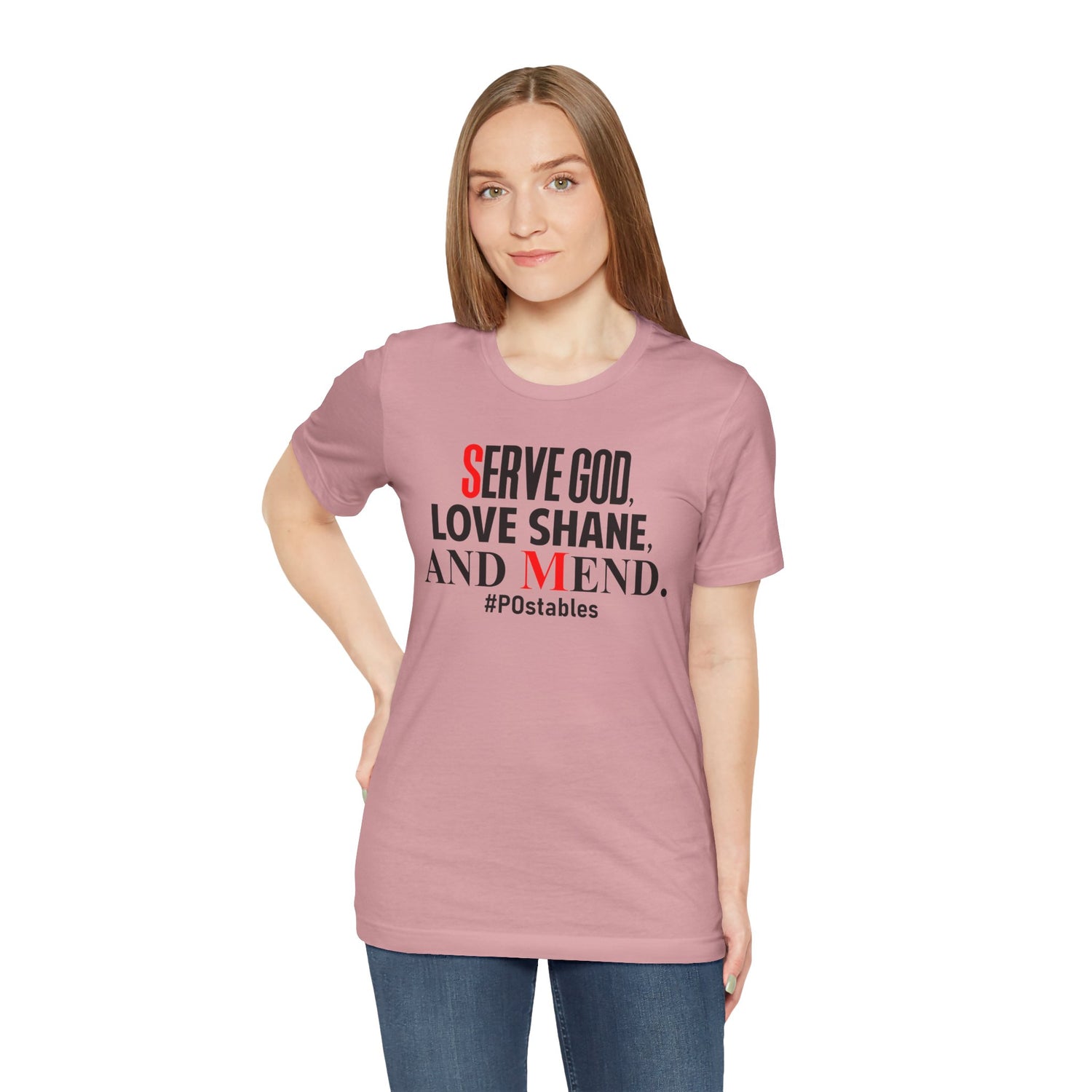 Serve God, Love Shane, and Mend Unisex Shirt