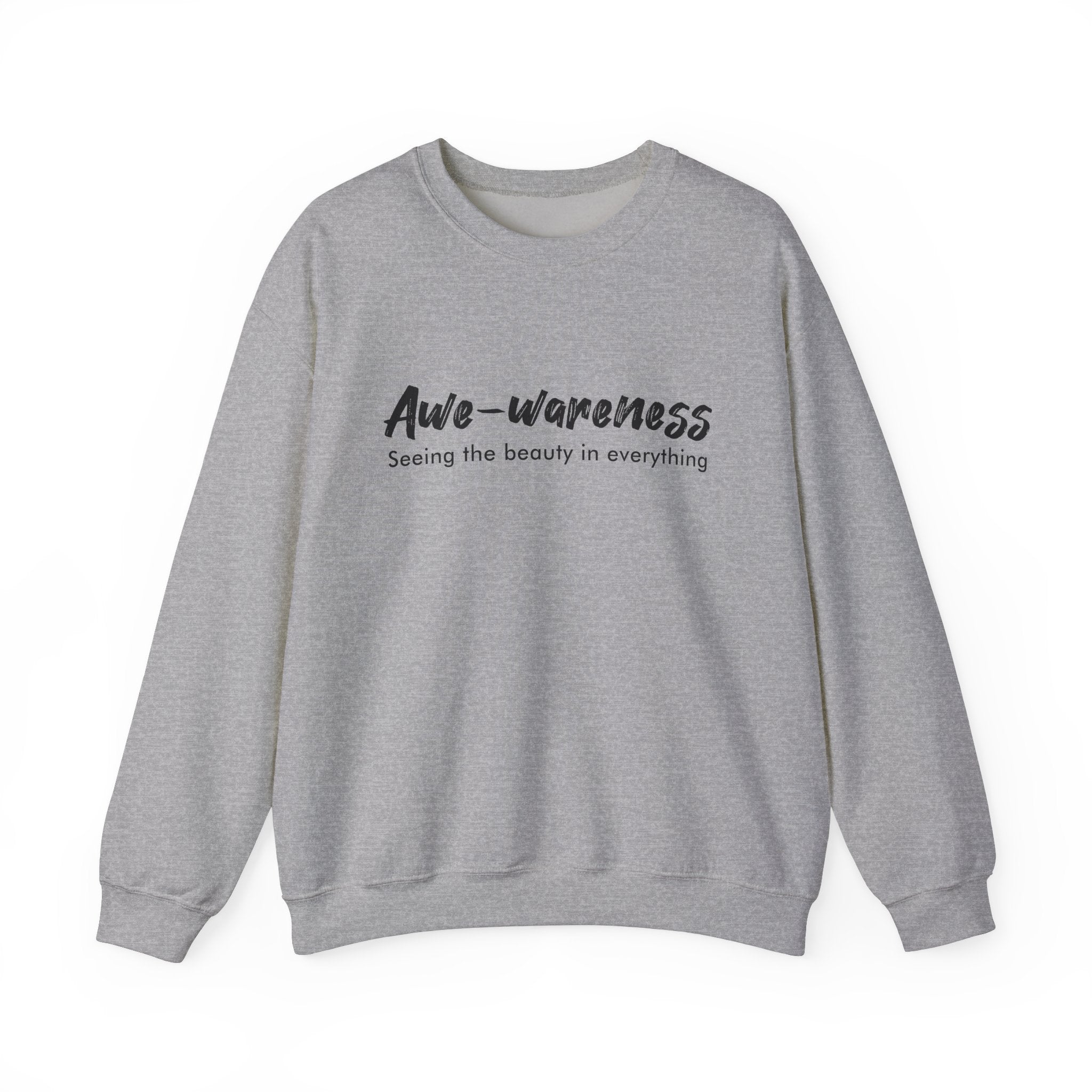 Awe-awareness Unisex Heavy Blend™ Crewneck Sweatshirt - Feel the Beauty in Everything