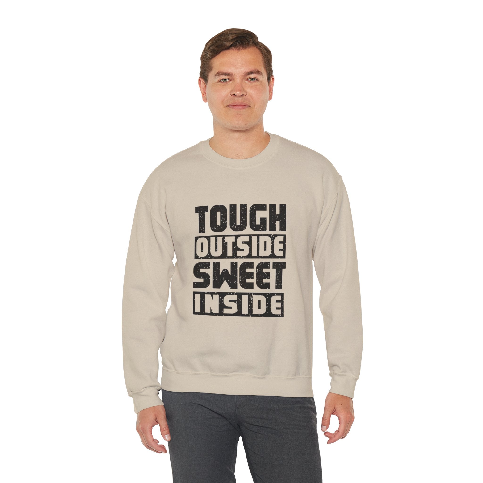 Tough Outside, Sweet Inside Unisex Sweatshirt