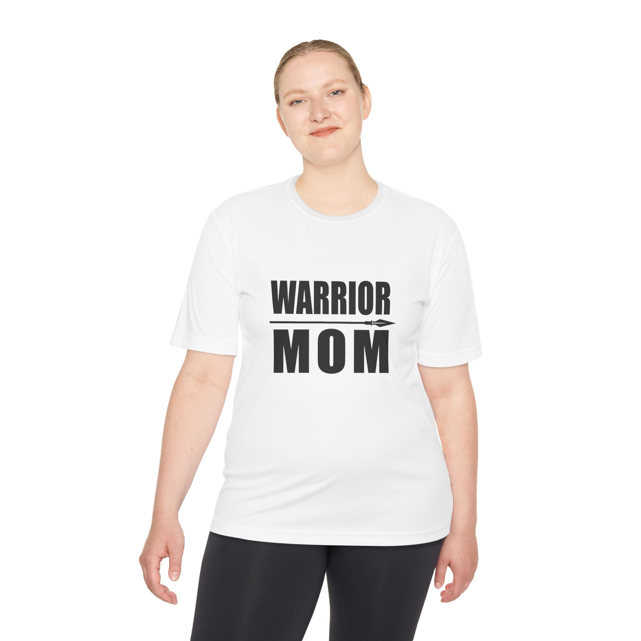 Warrior Mom Moisture Wicking Tee - Activewear for Strong Mothers