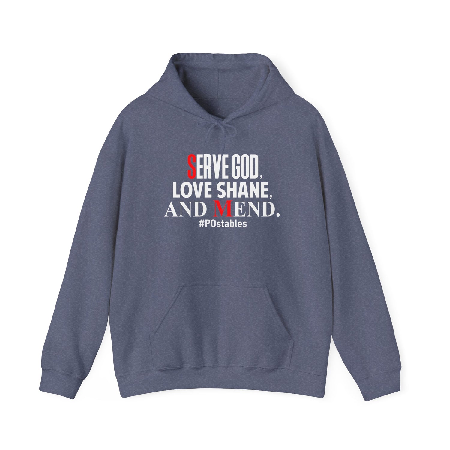 Serve God, Love Shane, and Mend Unisex Hoodie