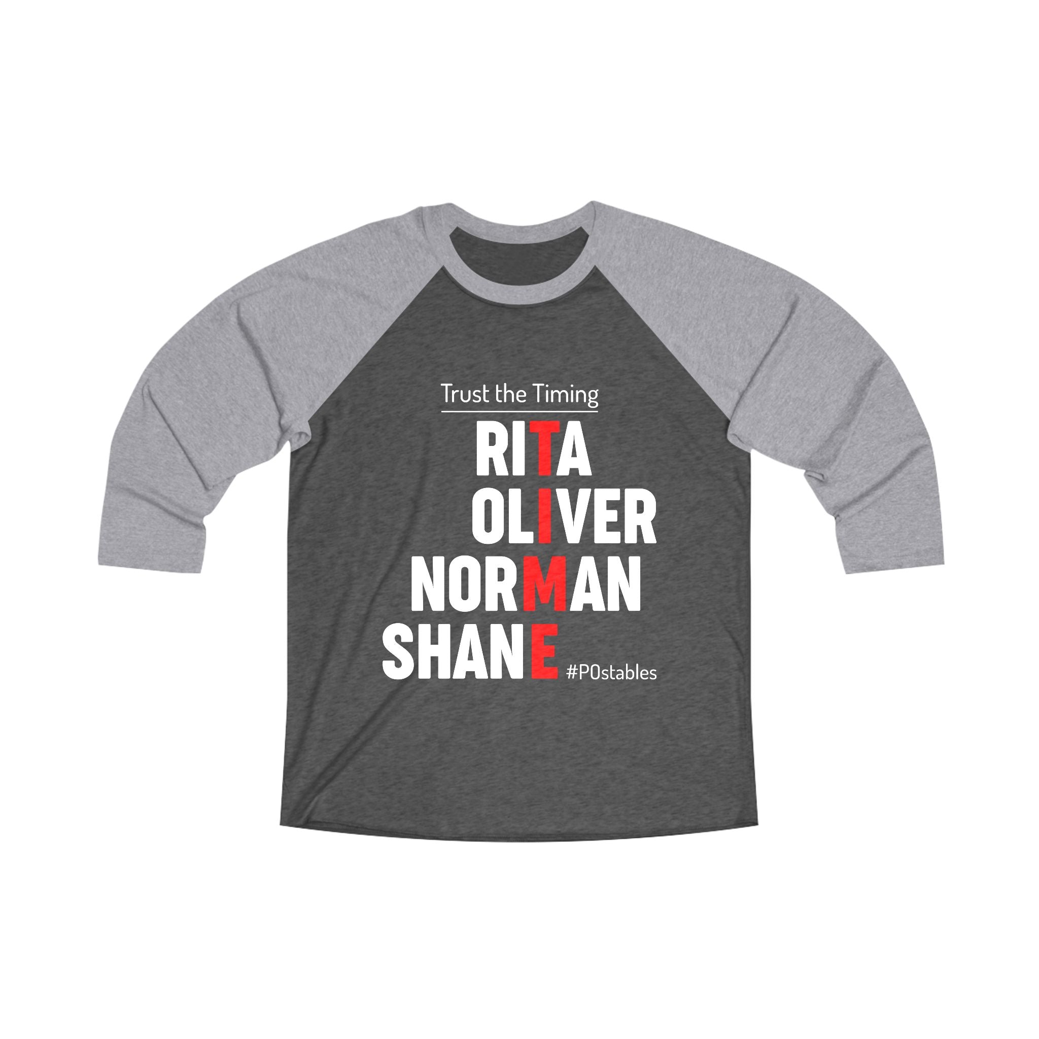 TIME Unisex Baseball Shirt