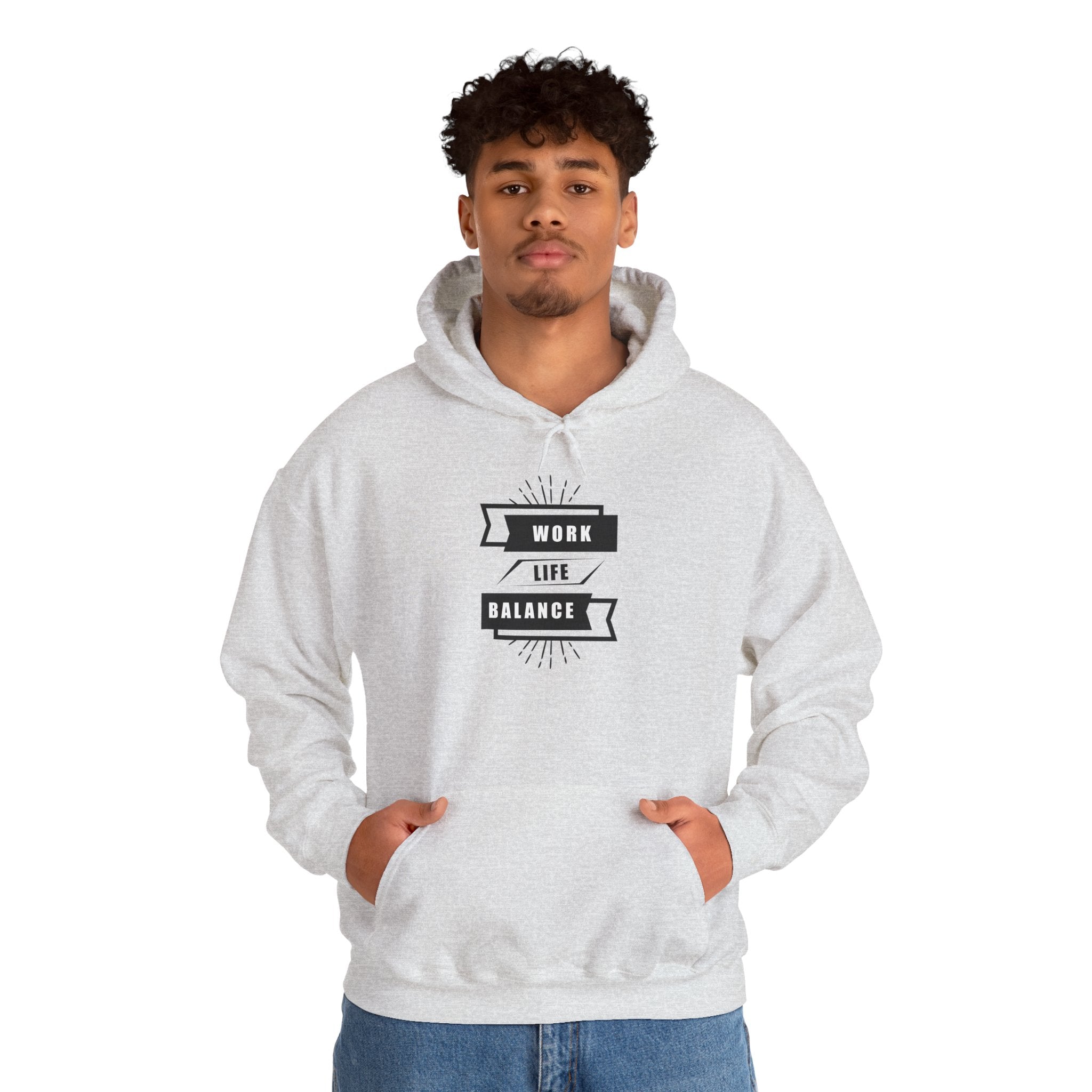 Unisex Heavy Blend Hoodie - Work Life Balance Sweatshirt