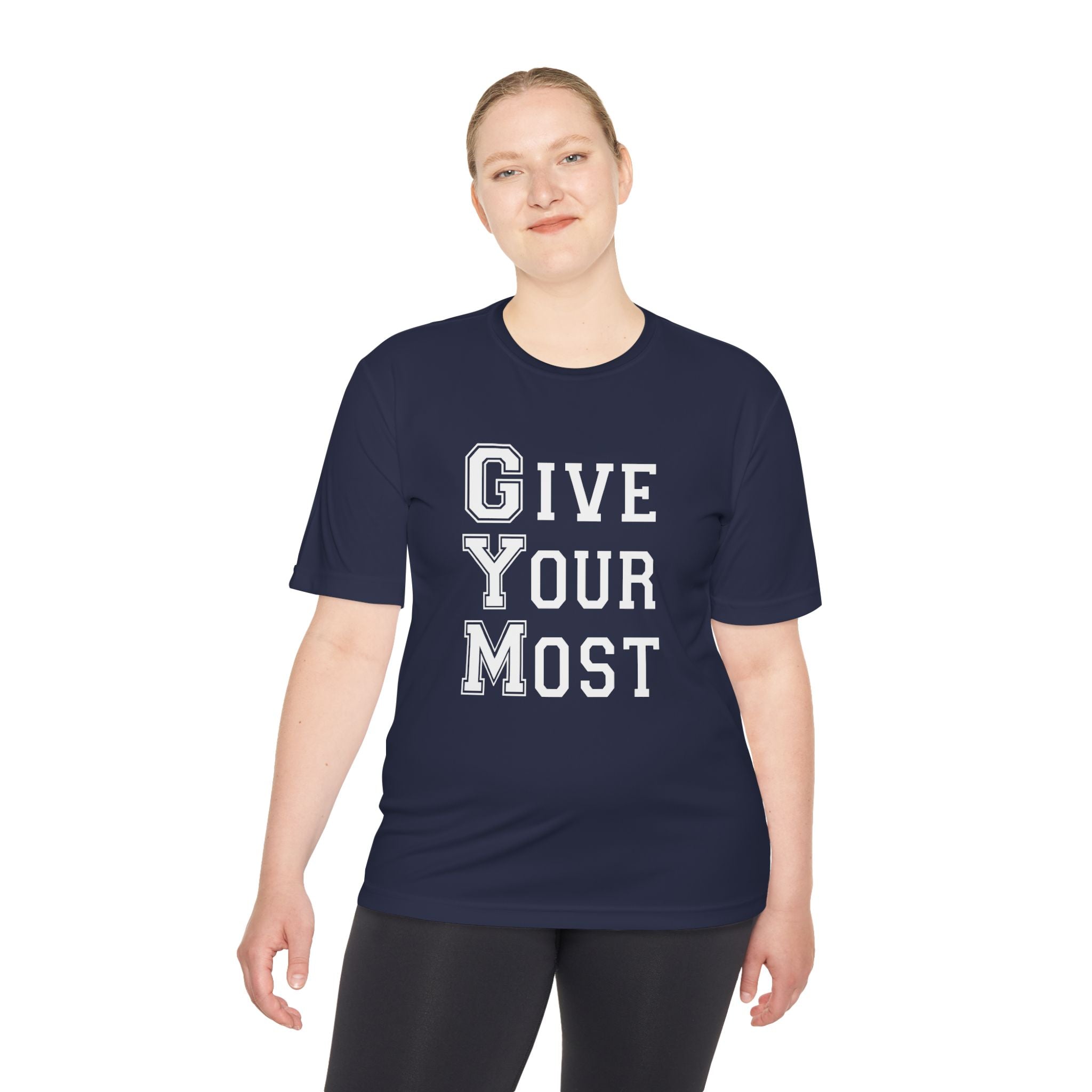 Unisex Gym Motivational Tee - "Give Your Most"