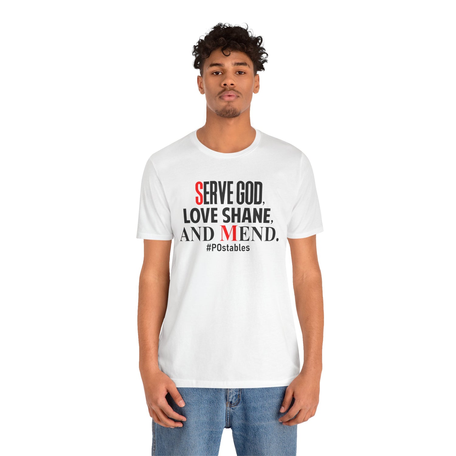 Serve God, Love Shane, and Mend Unisex Shirt