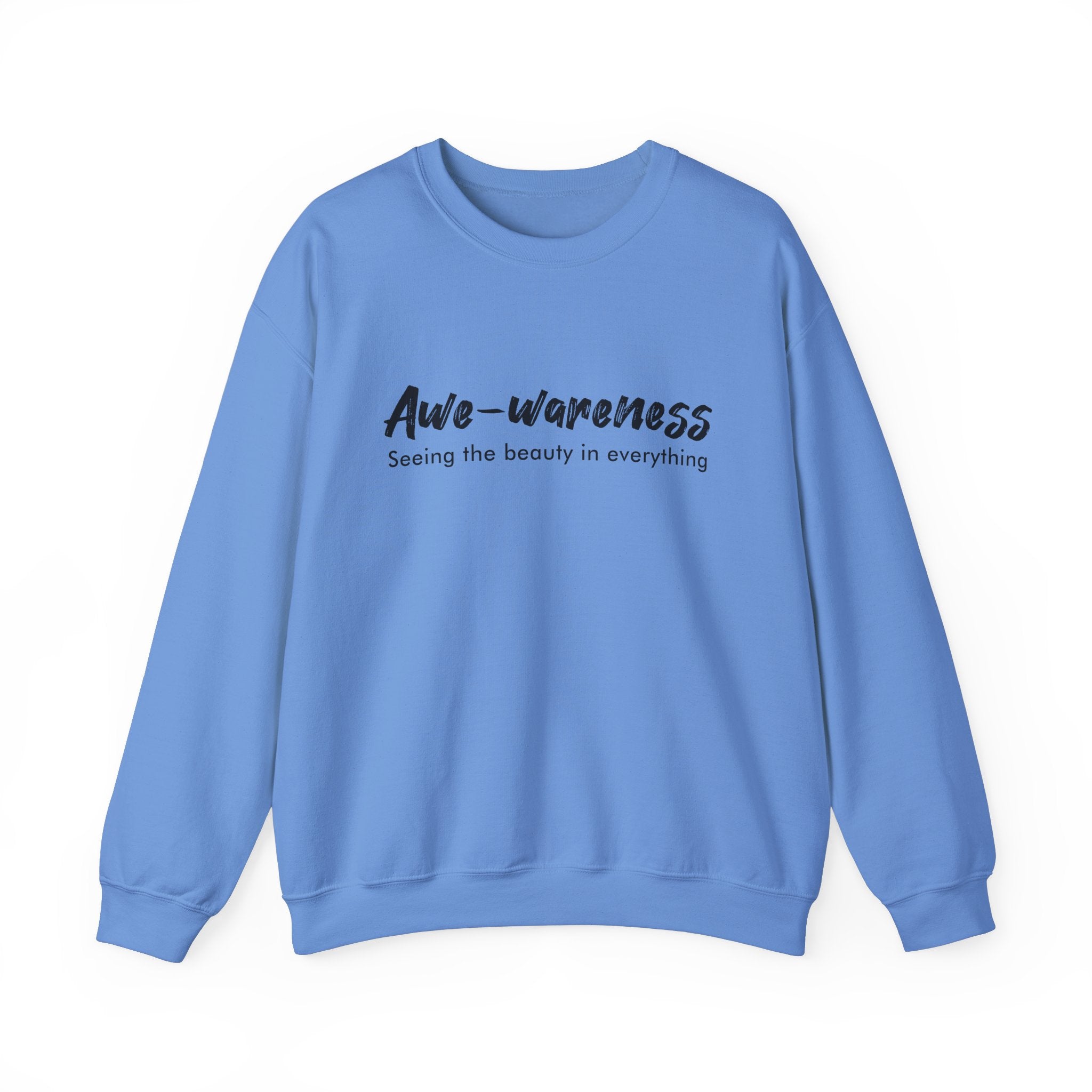 Awe-awareness Unisex Heavy Blend™ Crewneck Sweatshirt - Feel the Beauty in Everything