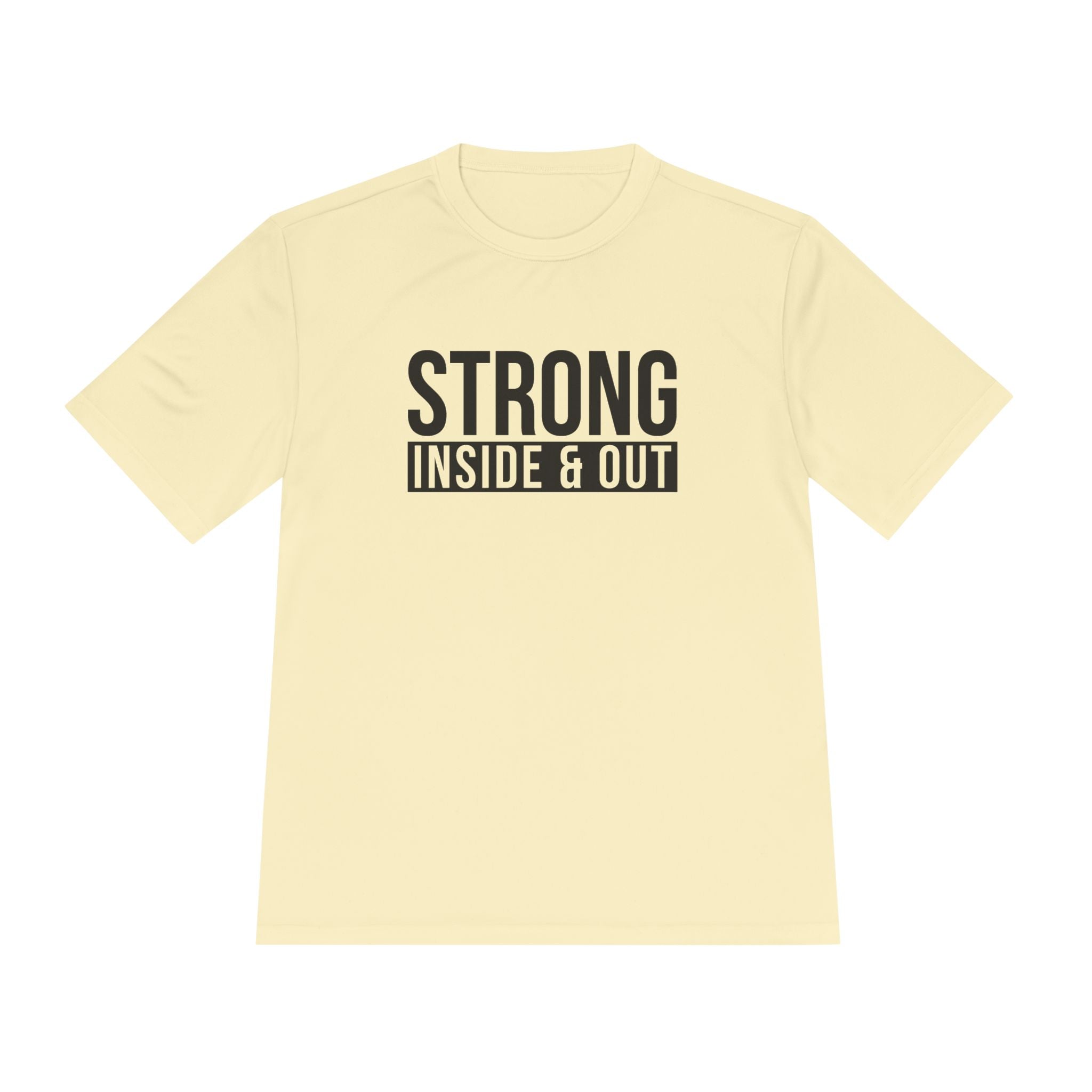 Strong Inside & Out Unisex Moisture Wicking Tee for Fitness Enthusiasts