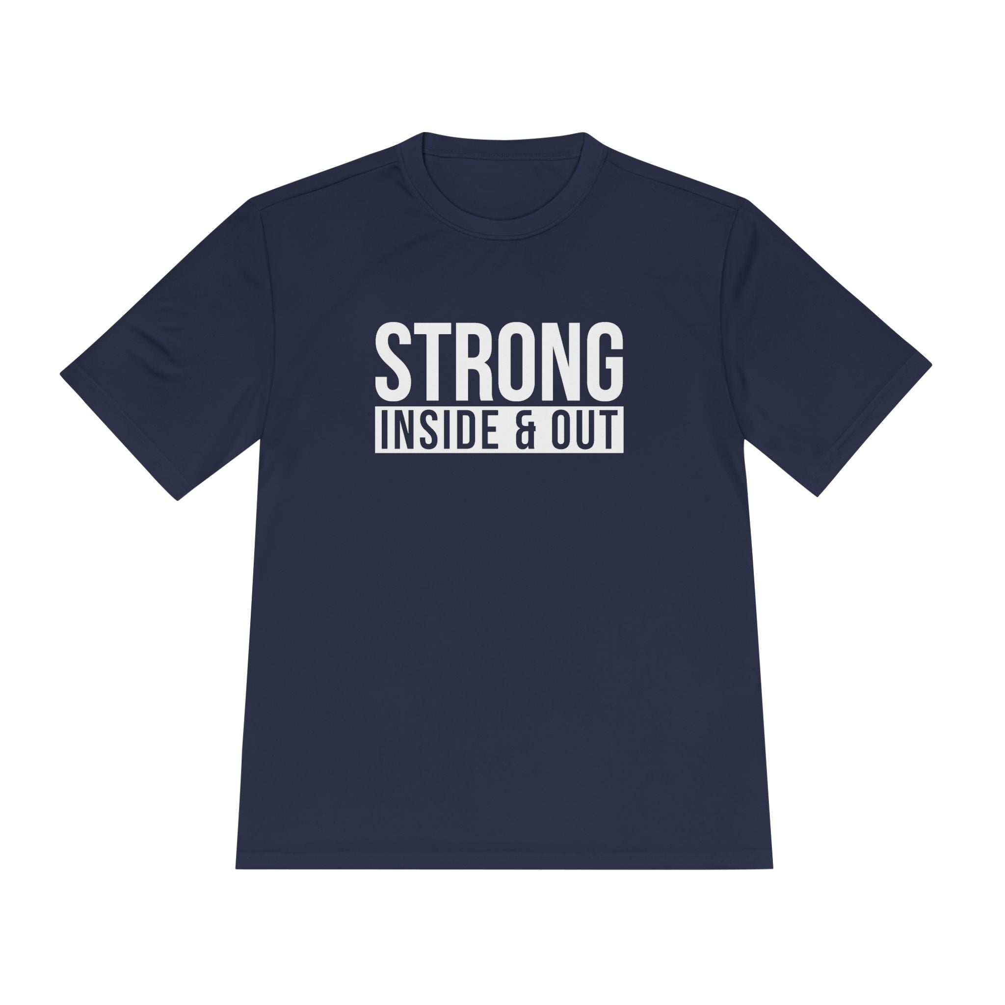 Strong Inside & Out Unisex Moisture Wicking Tee for Fitness Enthusiasts