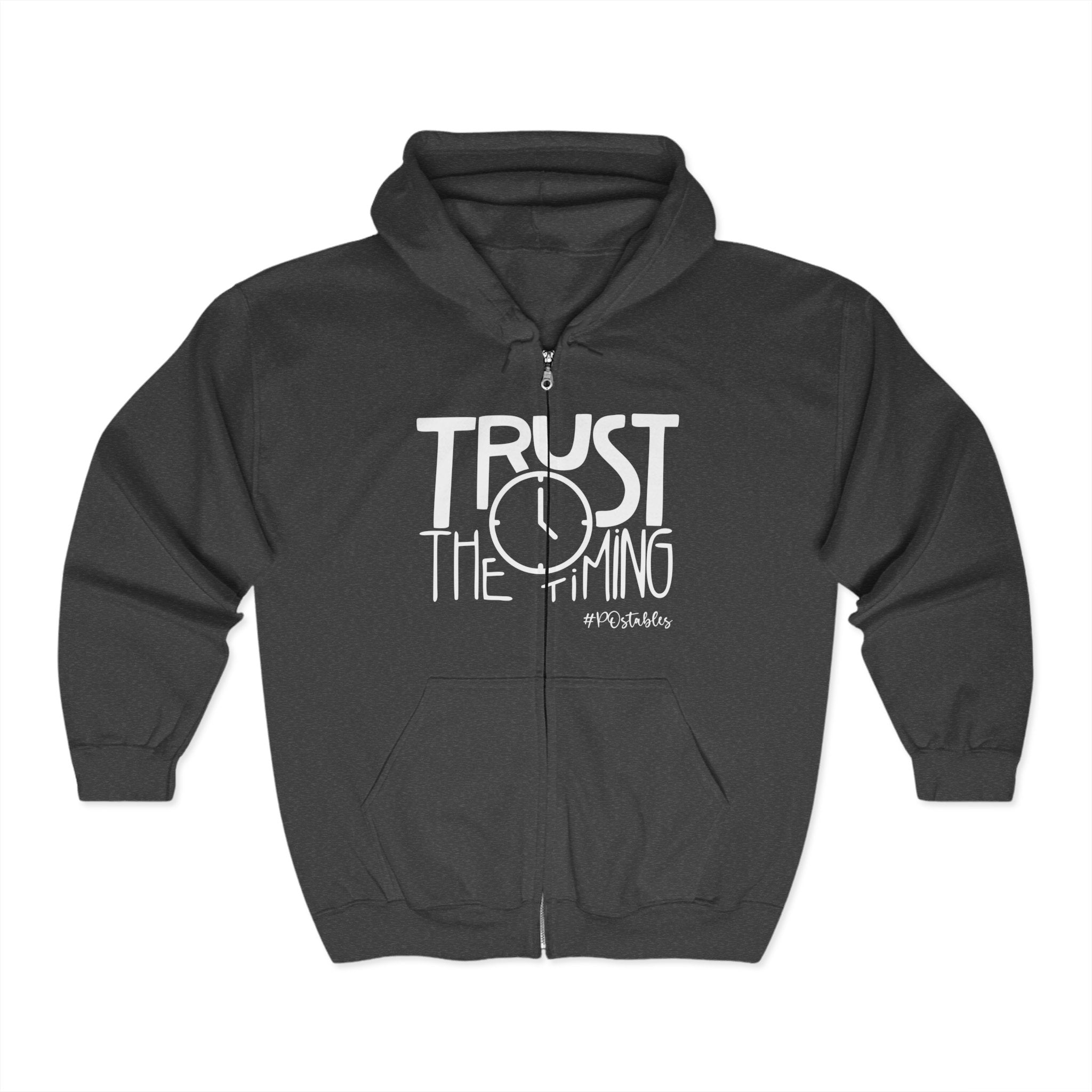 Trust the Timing Unisex Zip Hoodie