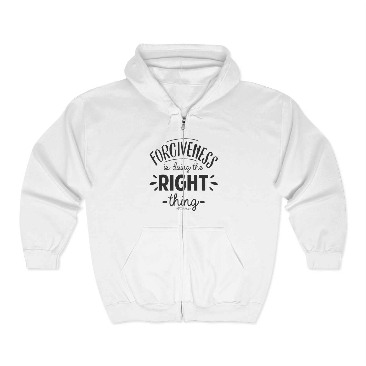 Forgiveness is Doing the Right Thing Unisex Zip Hoodie