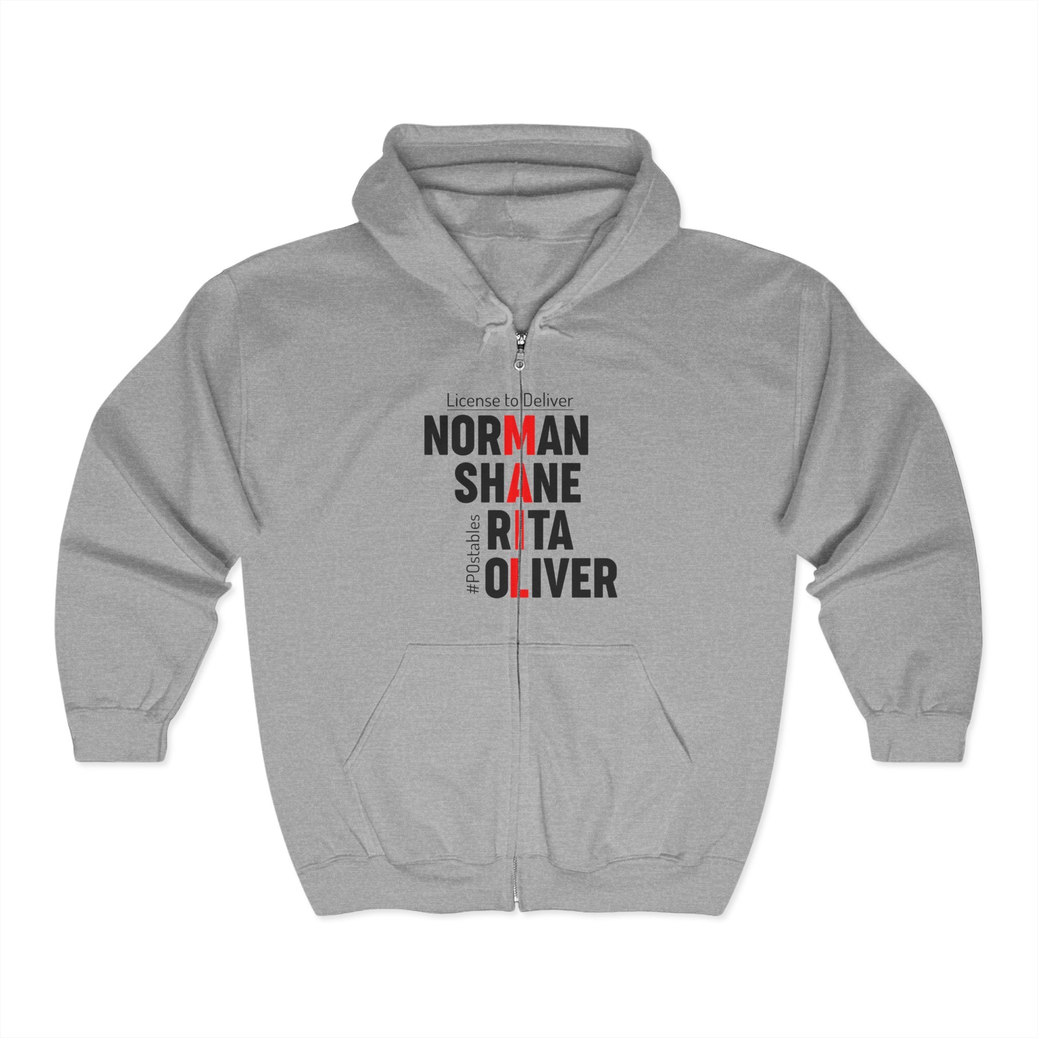 MAIL Unisex Zip Hoodie