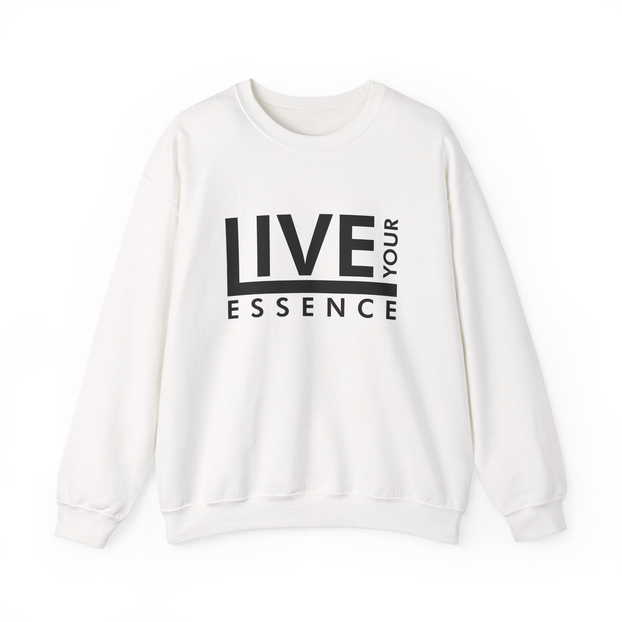 Live Your Essence Unisex Crewneck Sweatshirt - Inspirational Casual Wear