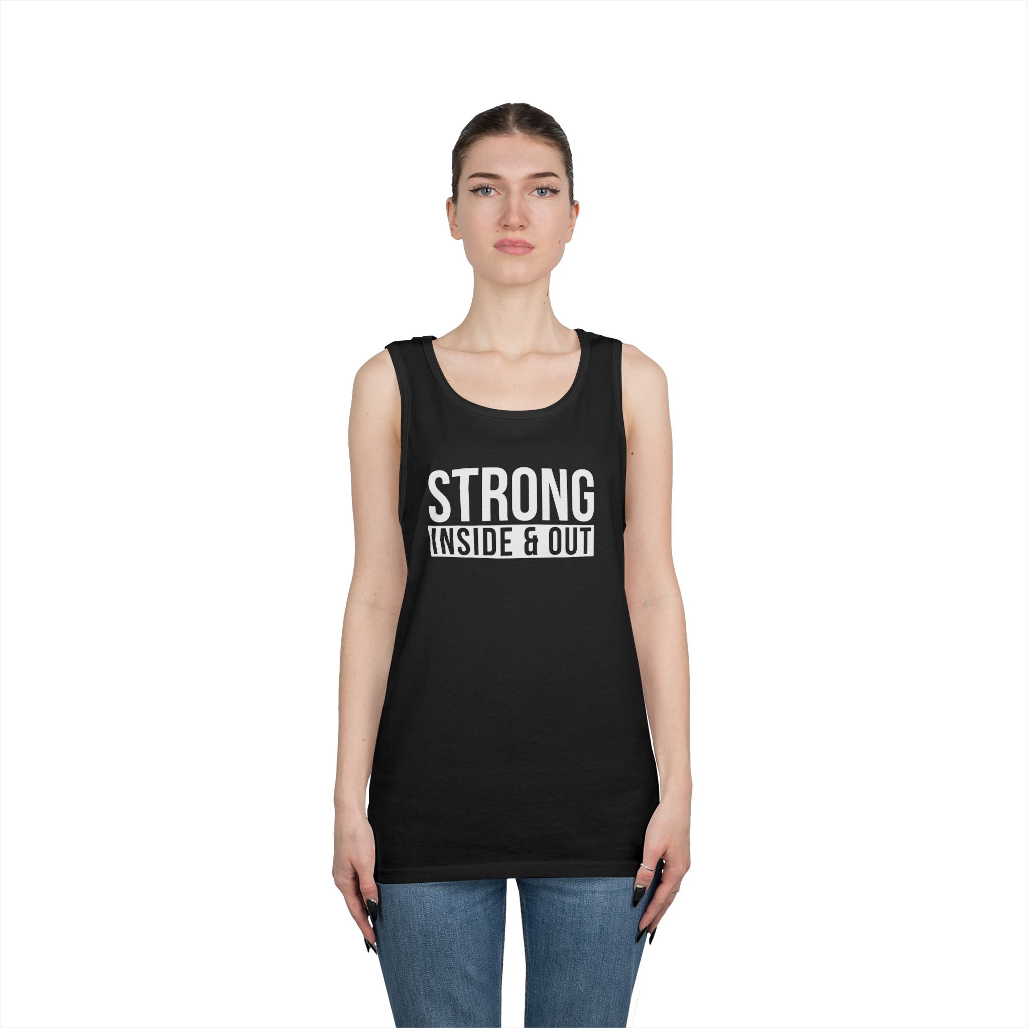 Strong Inside & Out Unisex Heavy Cotton Tank Top