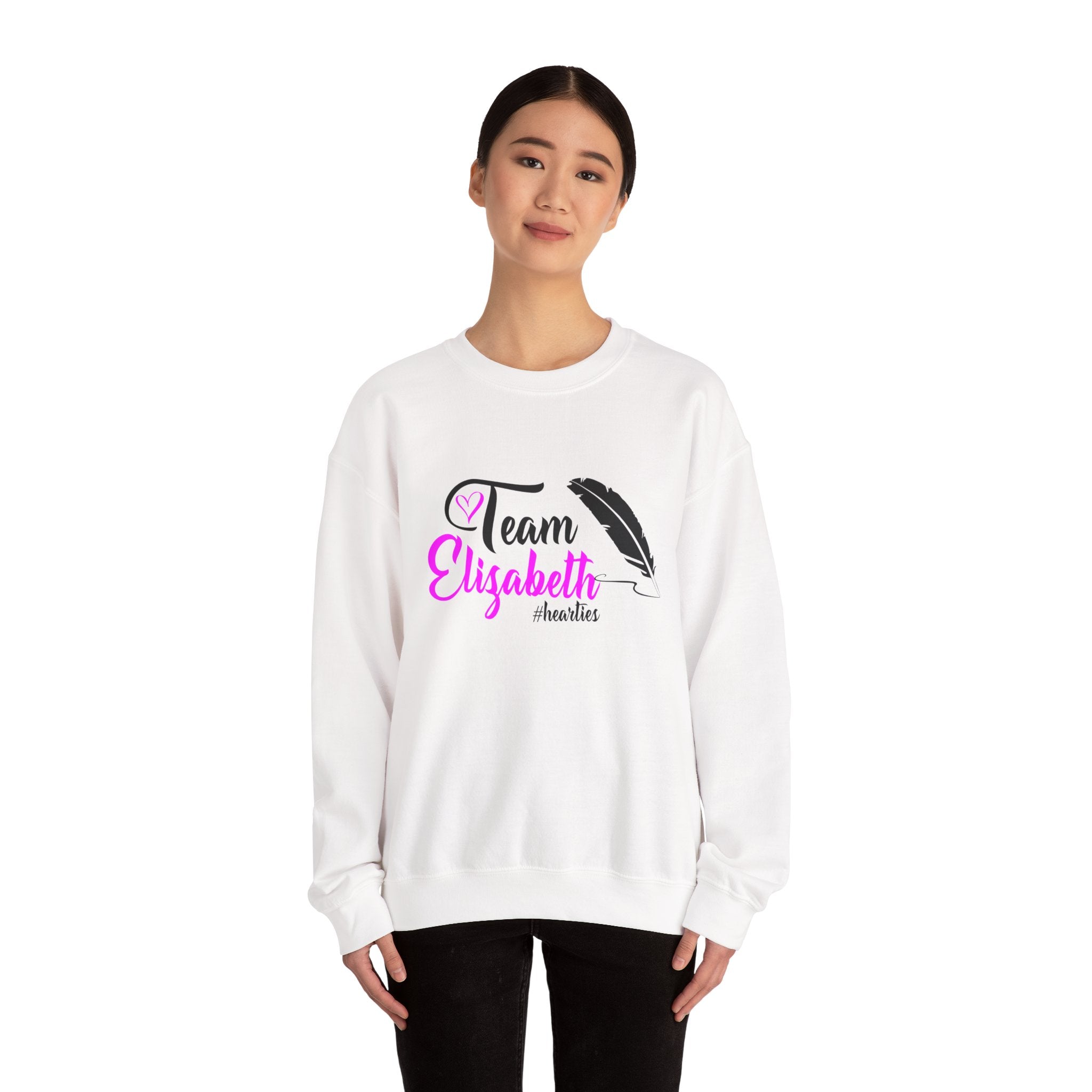 Team Elizabeth Unisex Crewneck Sweatshirt - Perfect for Supporters and Celebrations