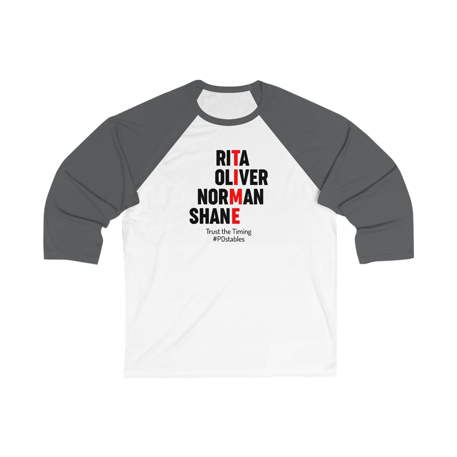 TIME Unisex Baseball Shirt