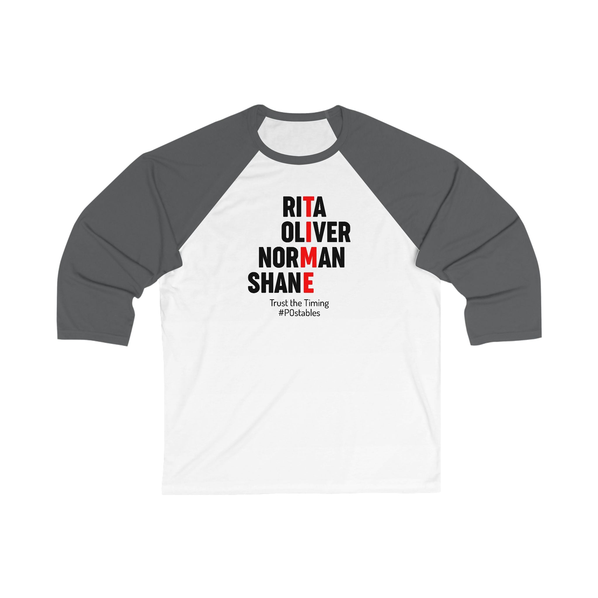 TIME Unisex Baseball Shirt