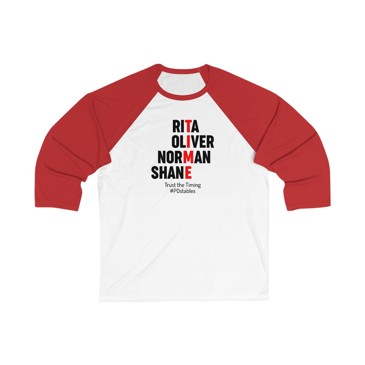 TIME Unisex Baseball Shirt