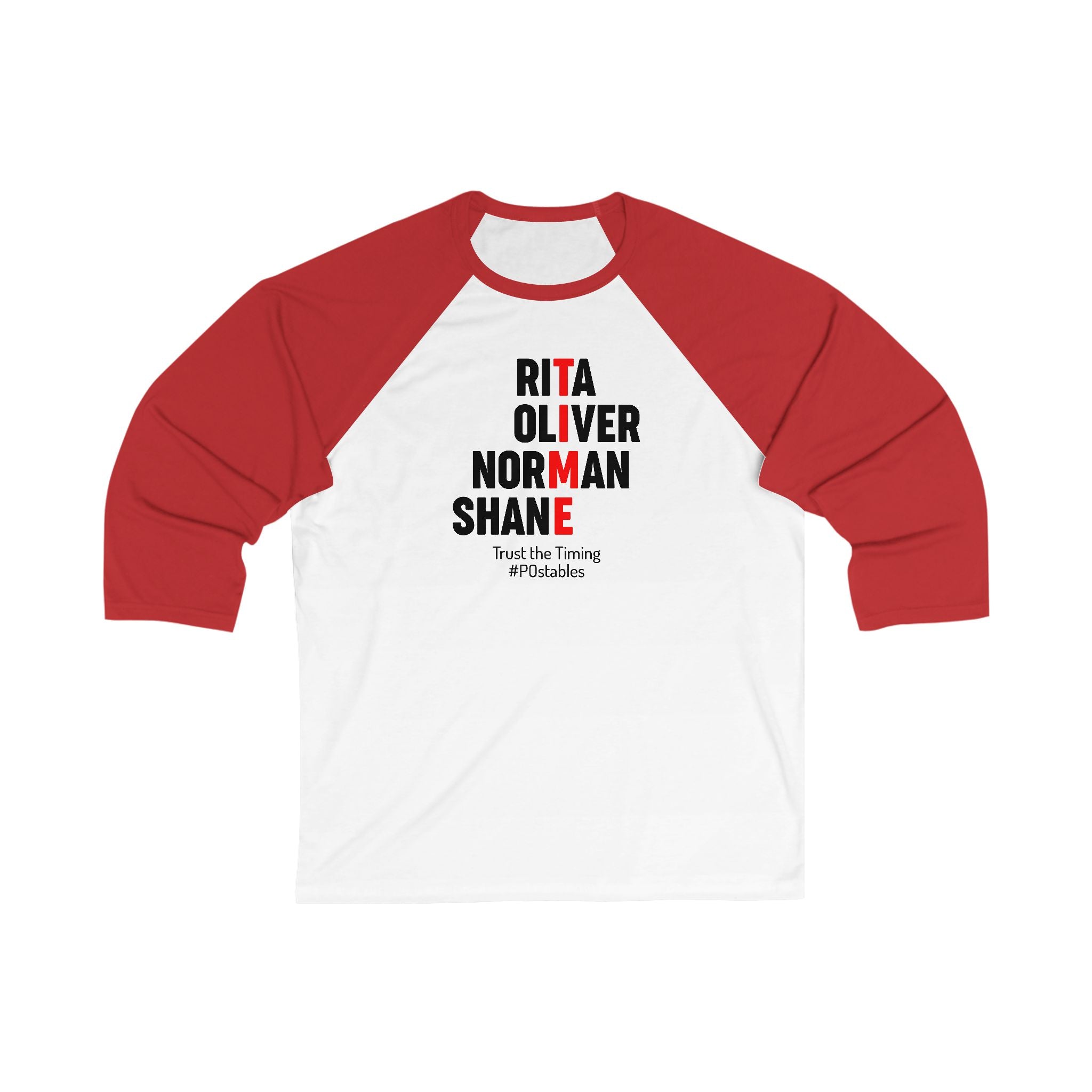 TIME Unisex Baseball Shirt