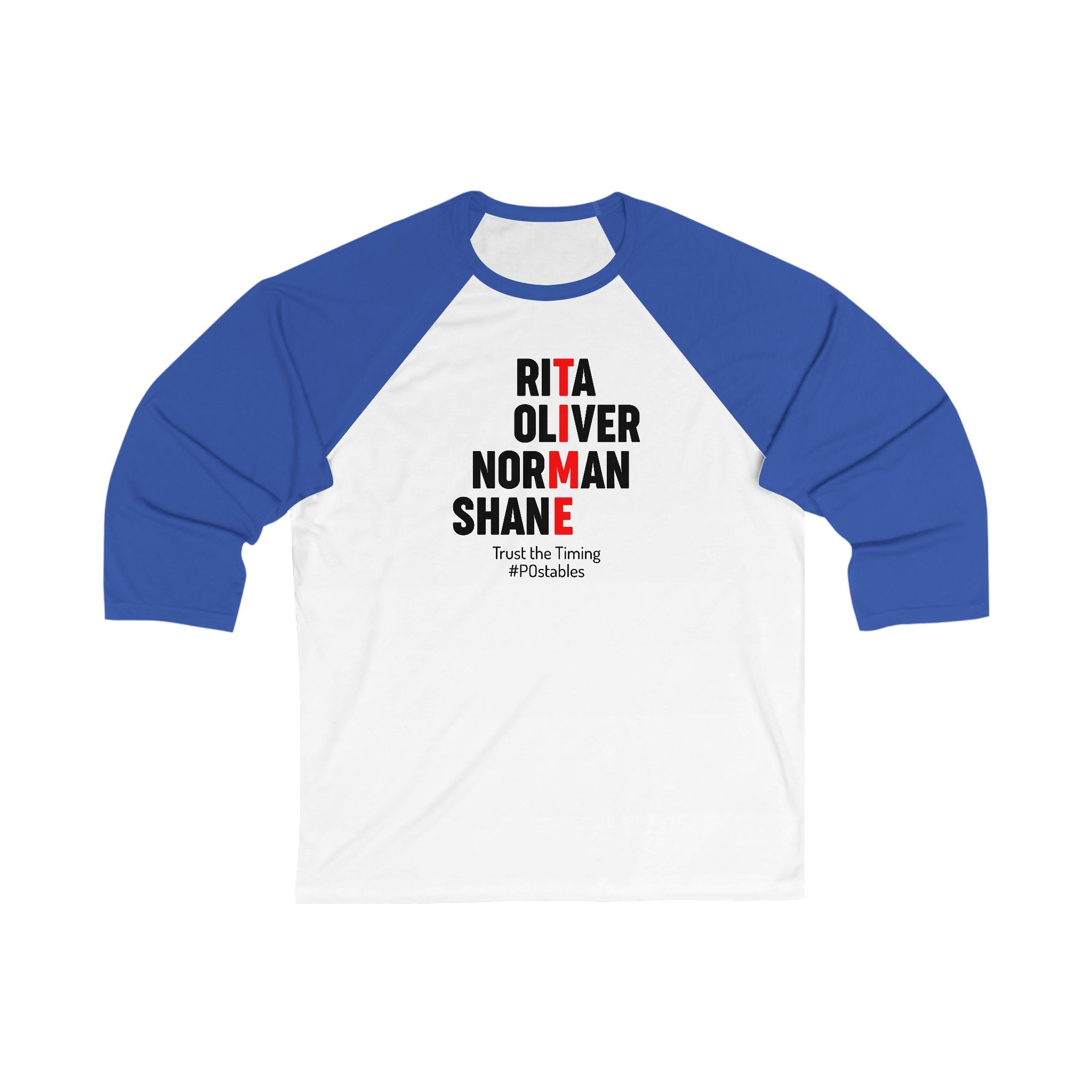 TIME Unisex Baseball Shirt