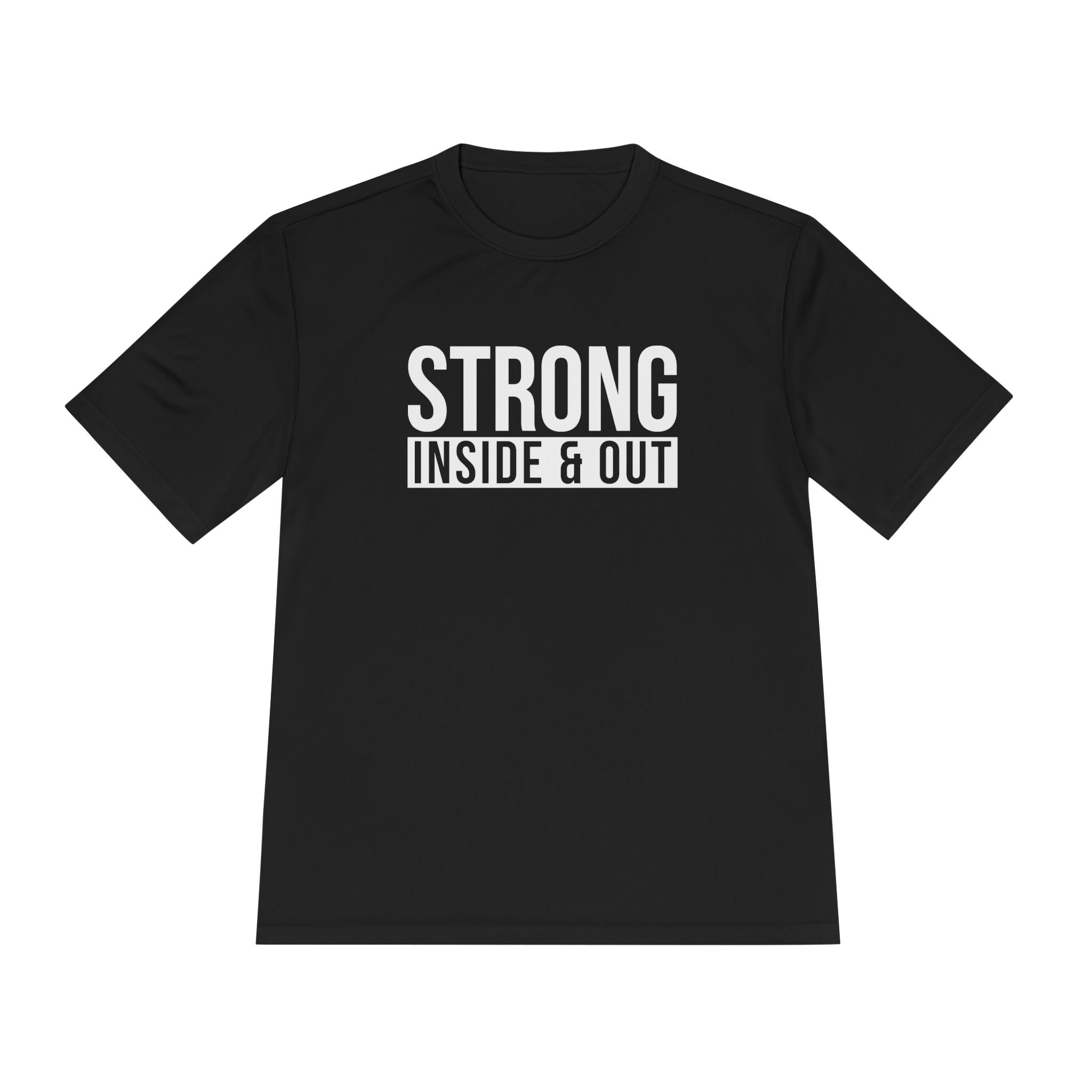 Strong Inside & Out Unisex Moisture Wicking Tee for Fitness Enthusiasts