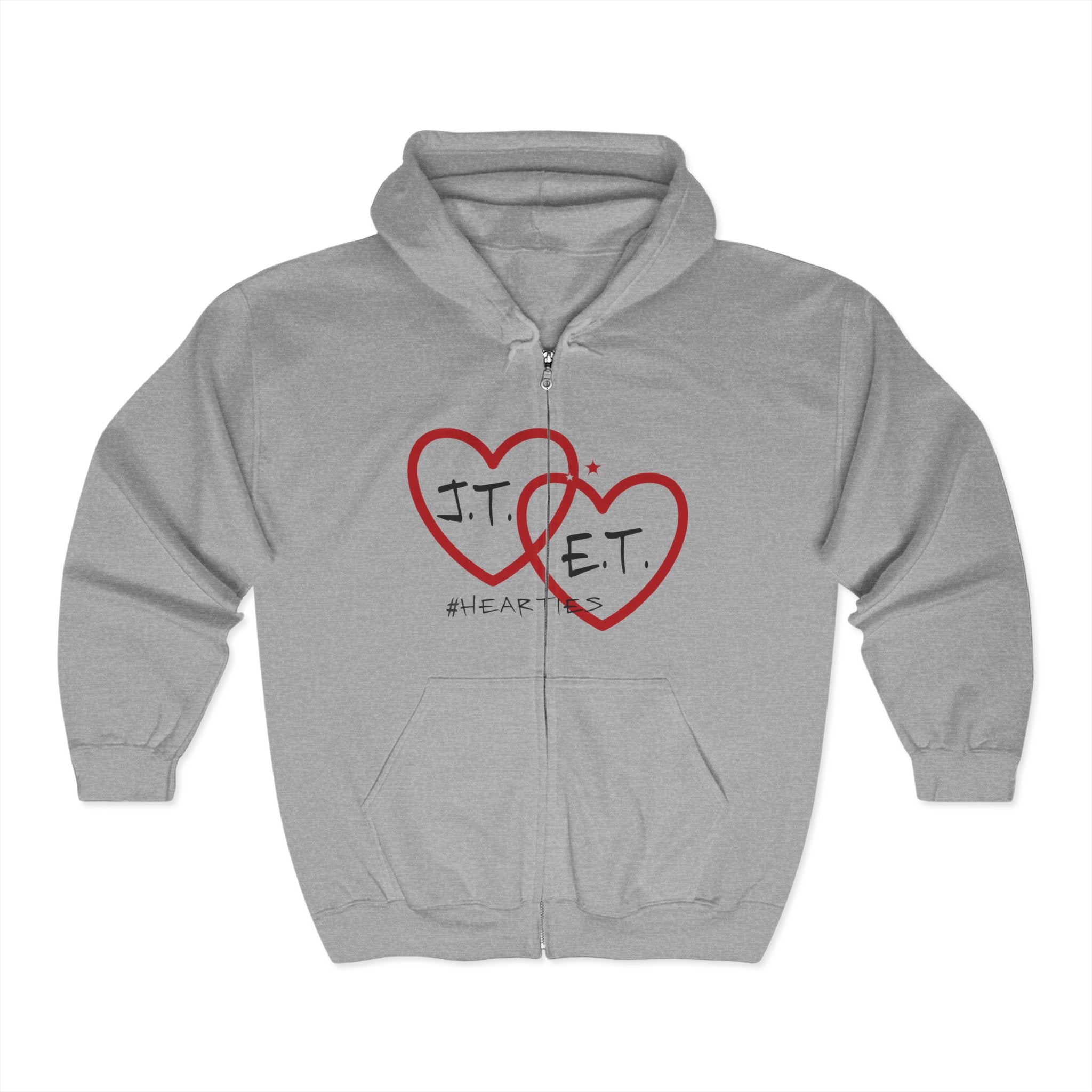 J.T. and E.T. Unisex Zip Hoodie