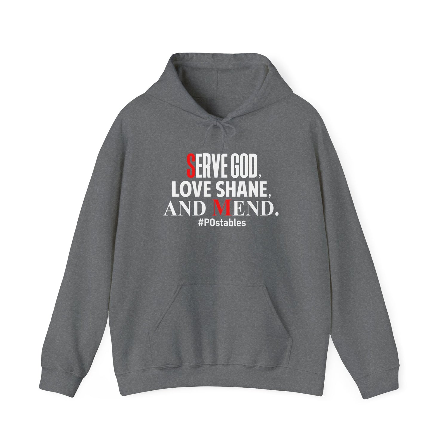 Serve God, Love Shane, and Mend Unisex Hoodie