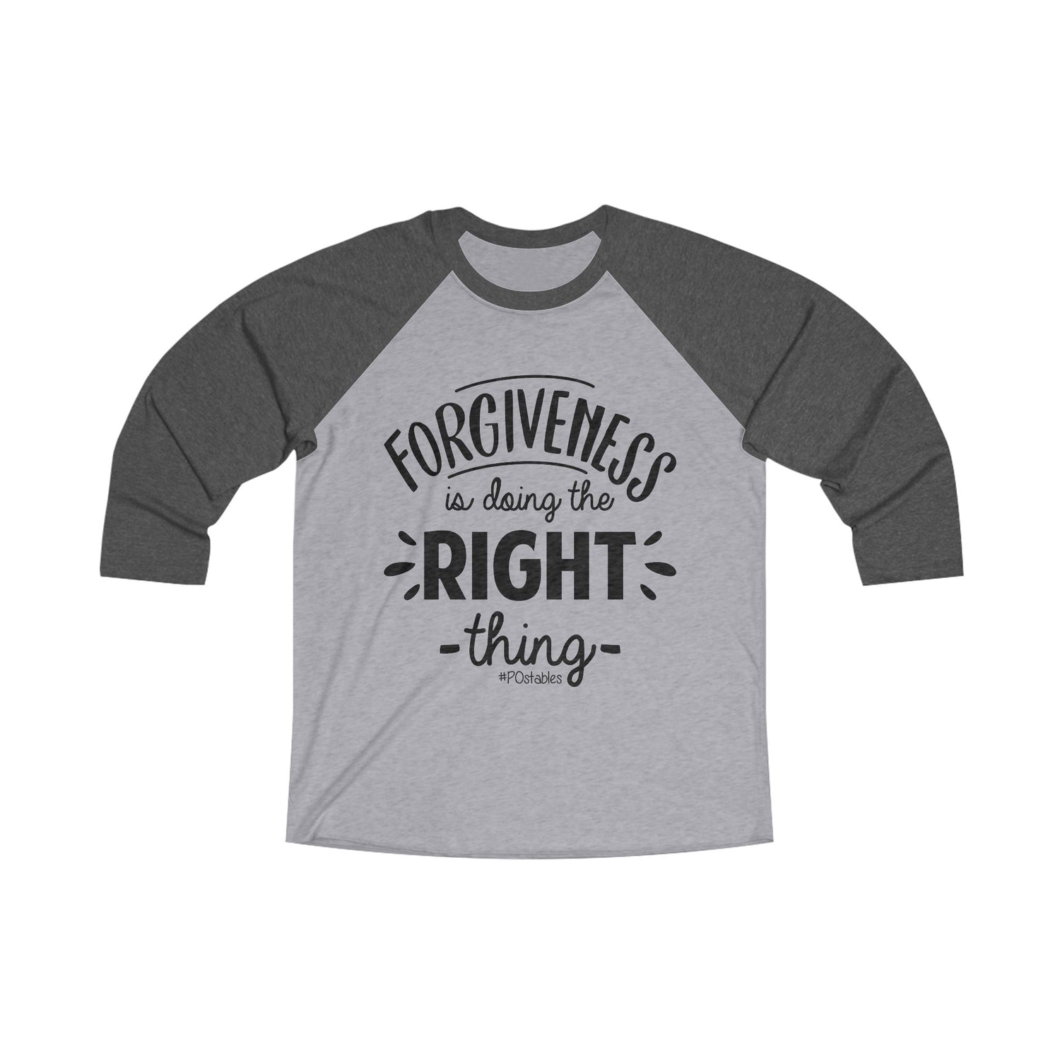 Forgiveness is Doing the Right Thing Unisex Baseball Shirt
