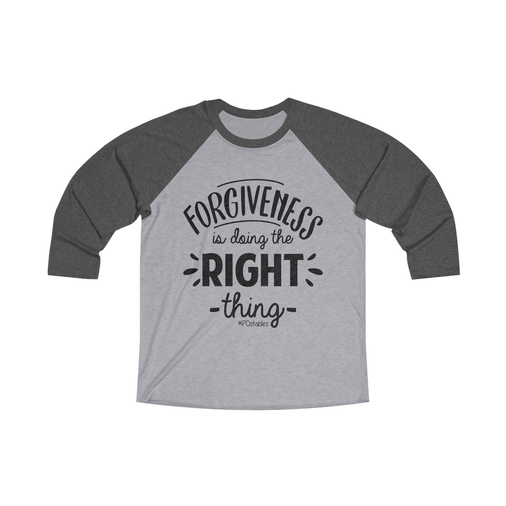Forgiveness is Doing the Right Thing Unisex Baseball Shirt