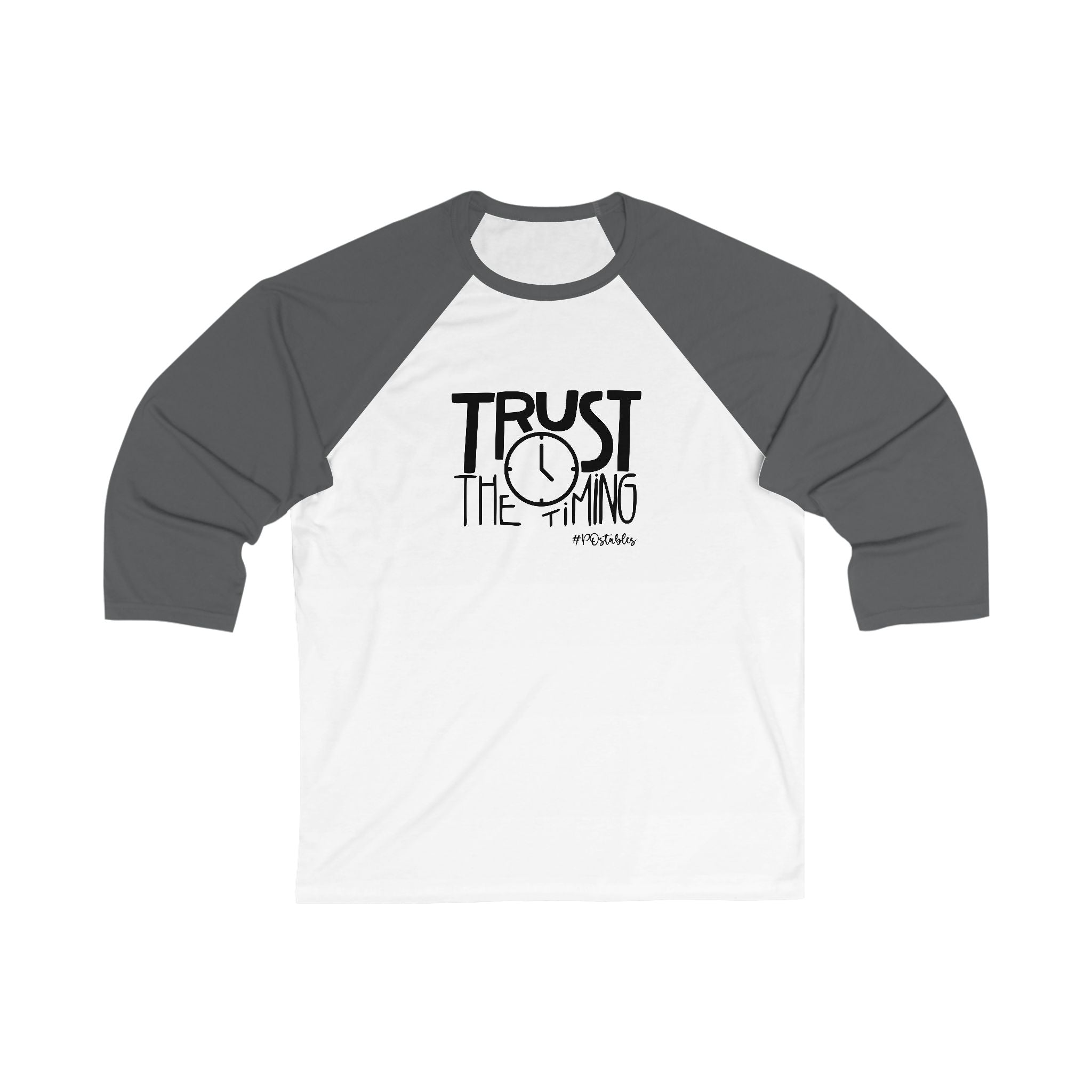 Trust the Timing Unisex Baseball Shirt