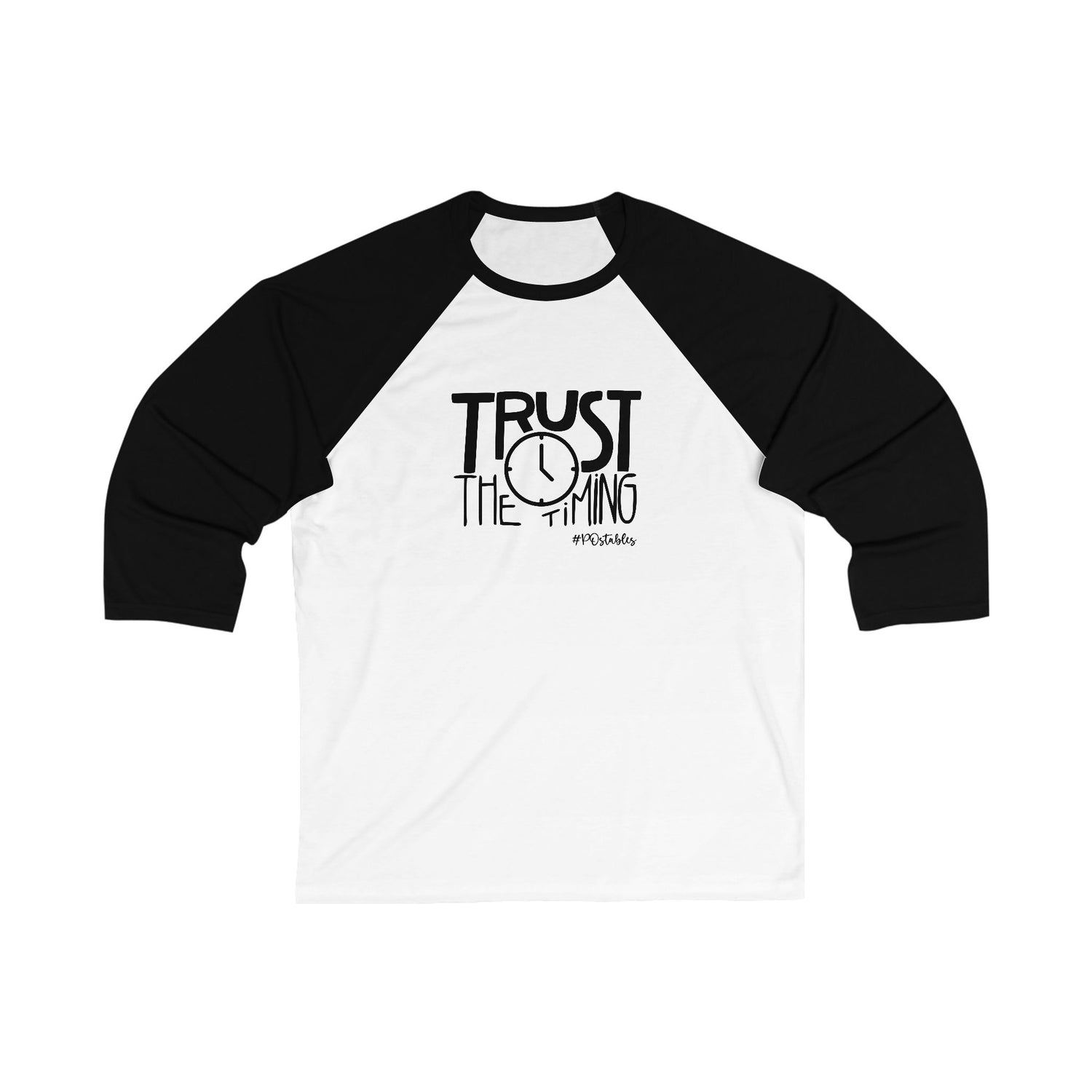 Trust the Timing Unisex Baseball Shirt