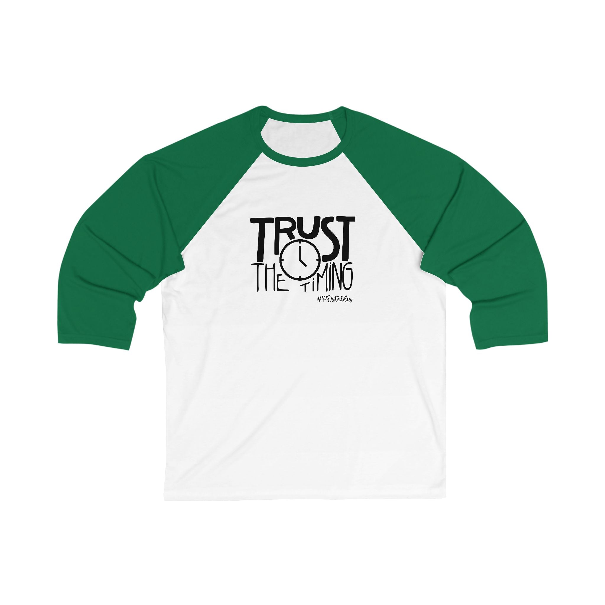 Trust the Timing Unisex Baseball Shirt