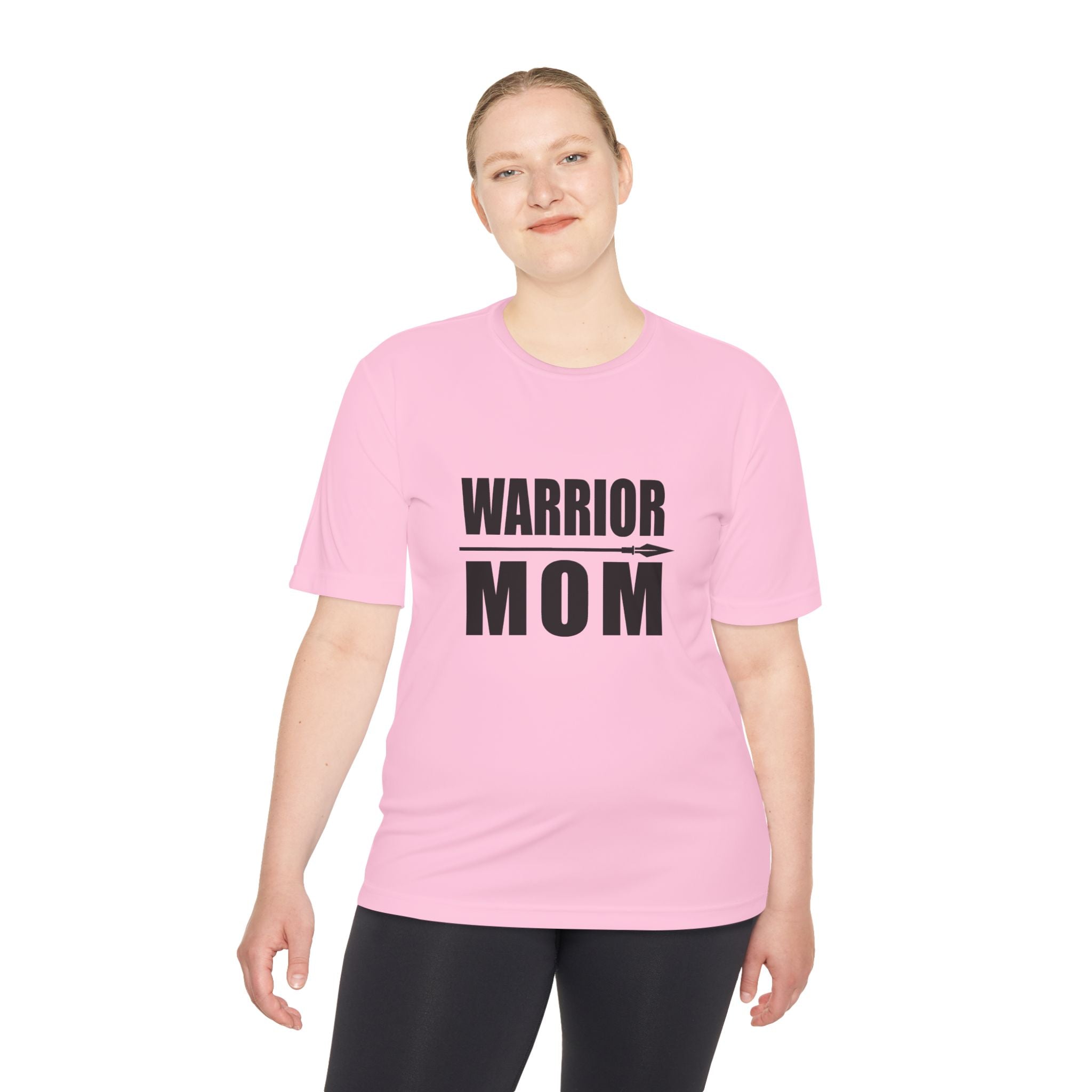 Warrior Mom Moisture Wicking Tee - Activewear for Strong Mothers