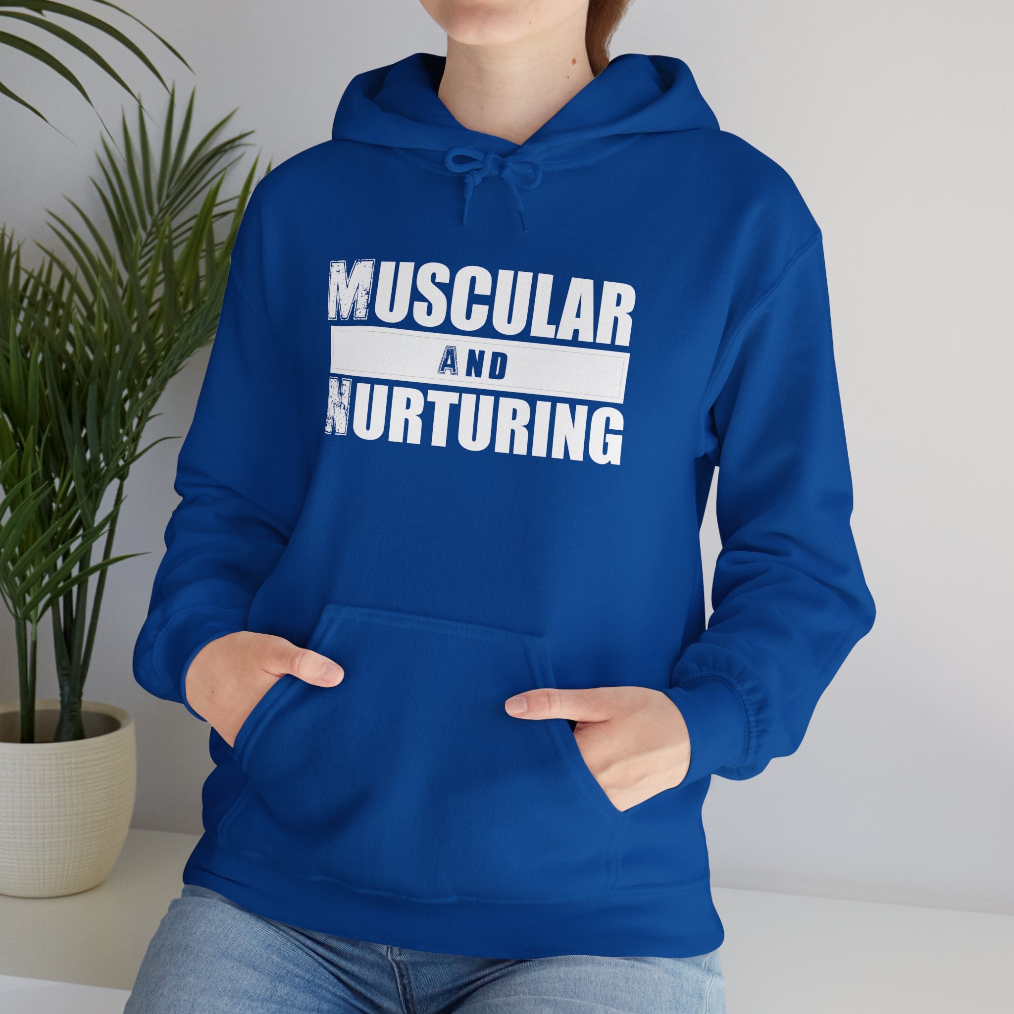 Muscular and Nurturing Unisex Hoodie