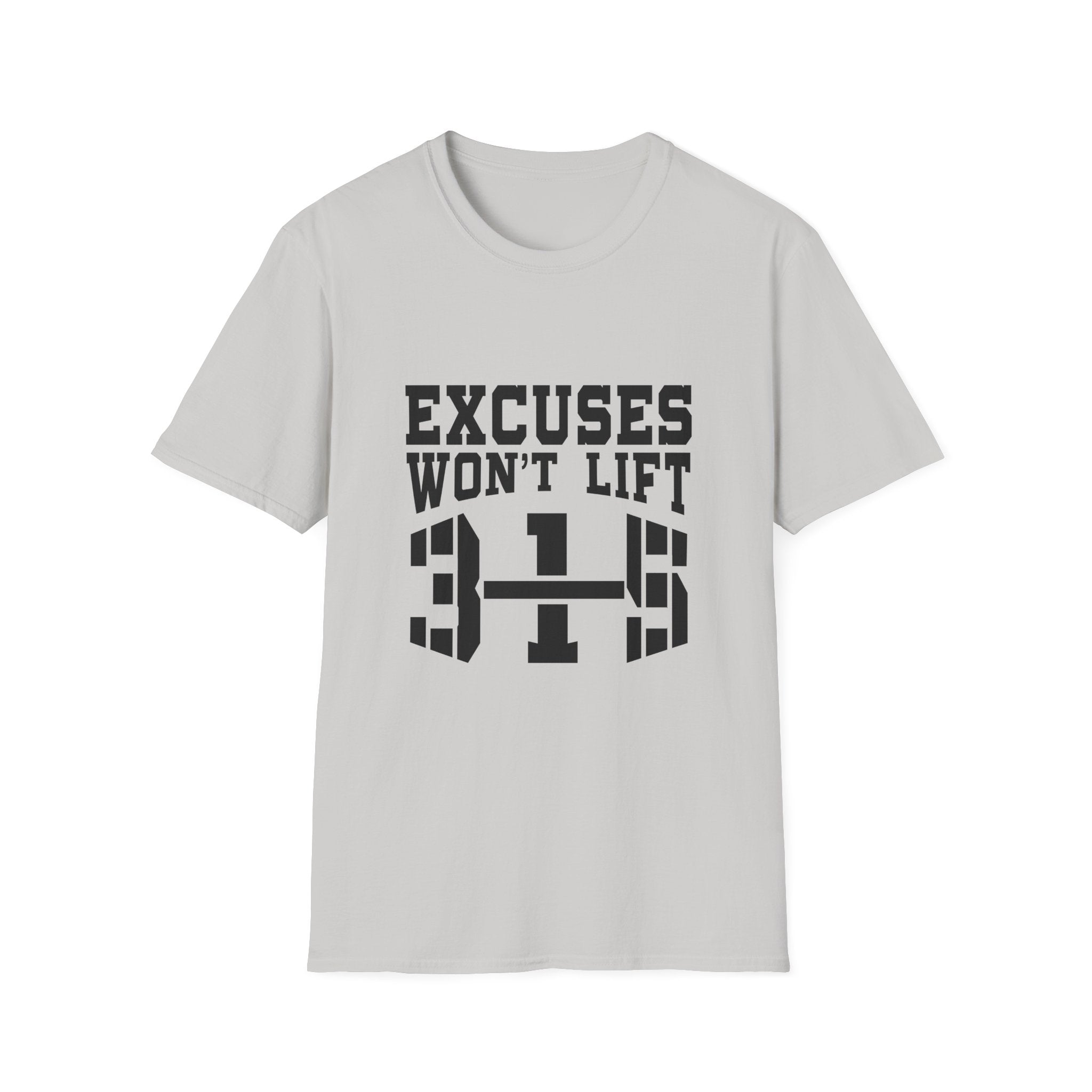Motivational Workout T-Shirt - "Excuses Won&