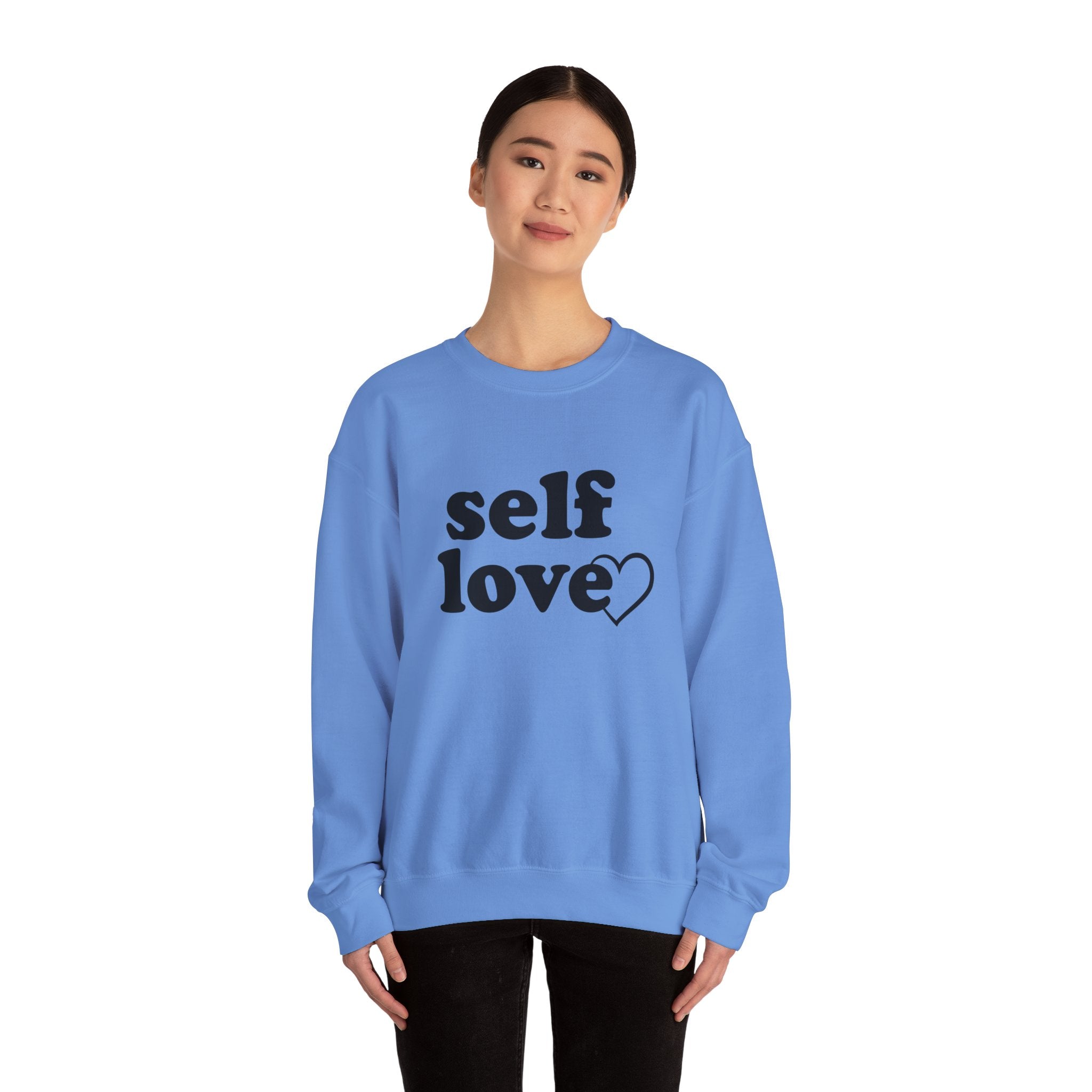 Self Love Unisex Crewneck Sweatshirt - Cozy & Inspirational