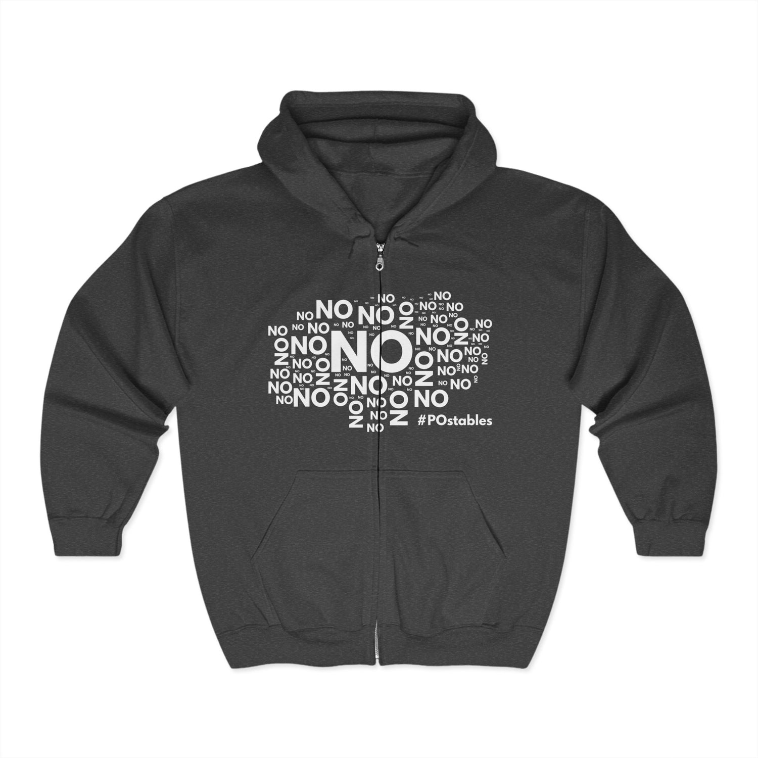 No No No Unisex Zip Hoodie