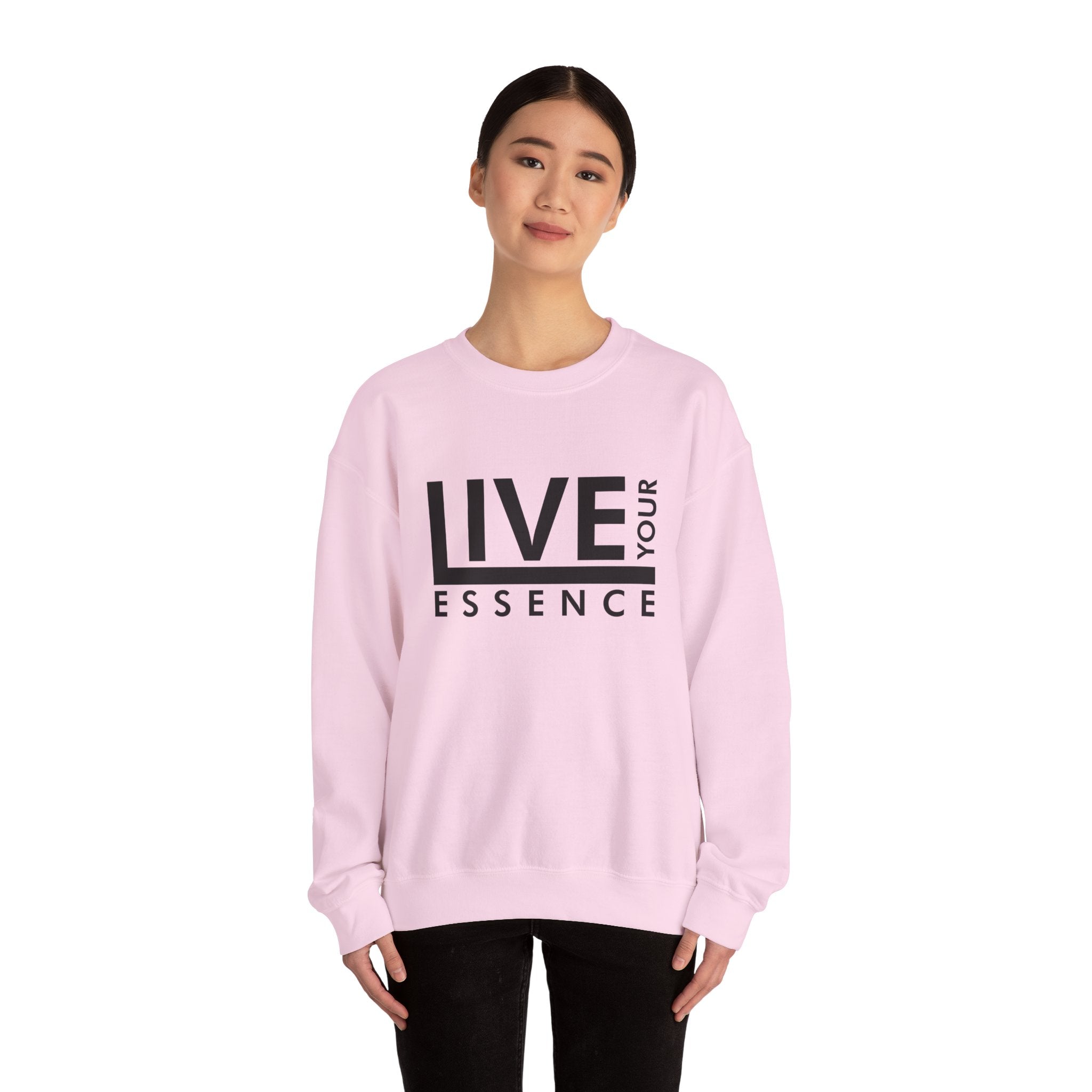 Live Your Essence Unisex Crewneck Sweatshirt - Inspirational Casual Wear
