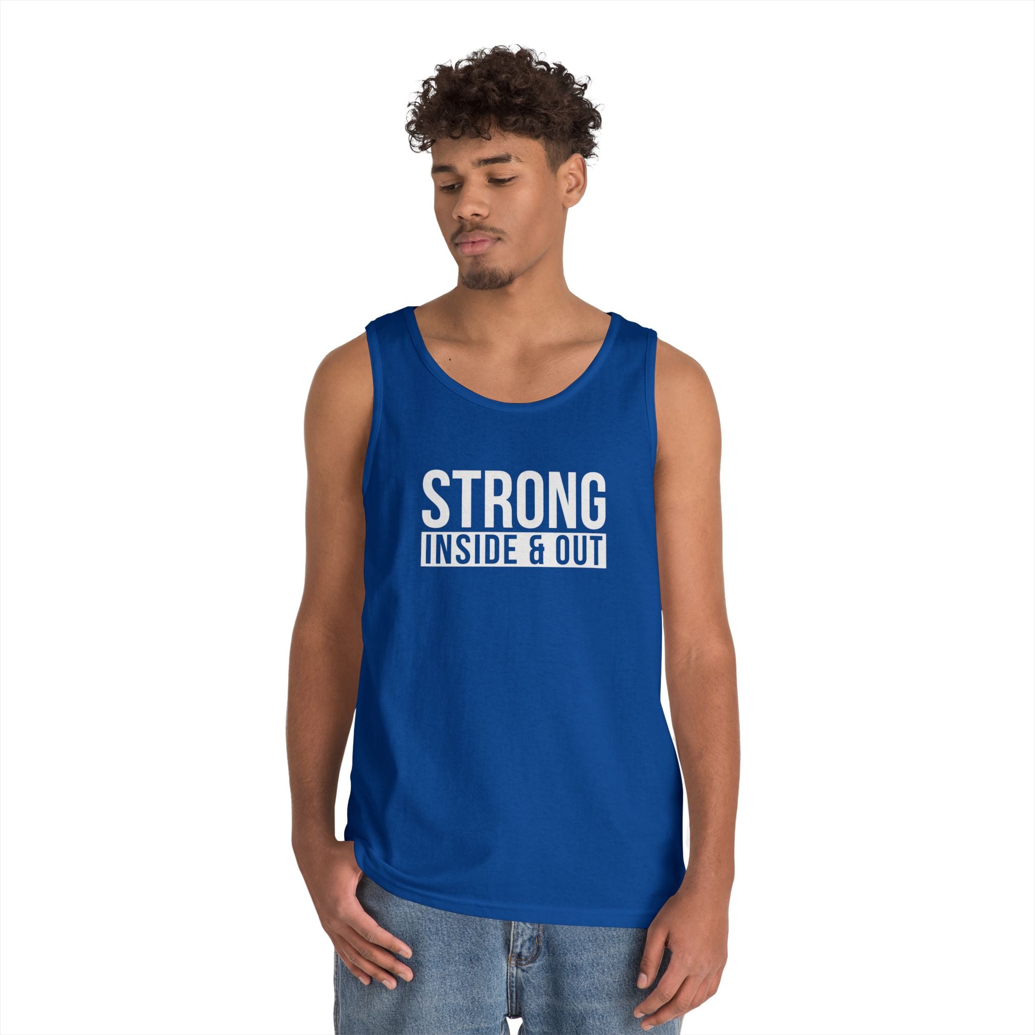 Strong Inside & Out Unisex Heavy Cotton Tank Top