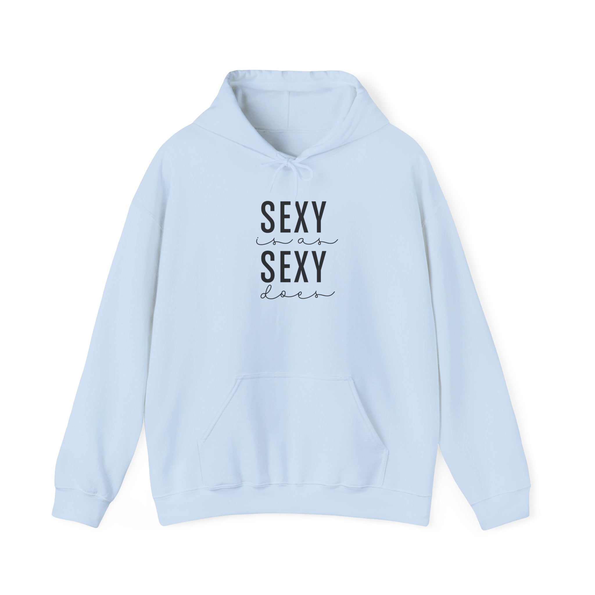 Trendy Hoodie: "Sexy as a Sexy Dad" Unisex Blend Sweatshirt