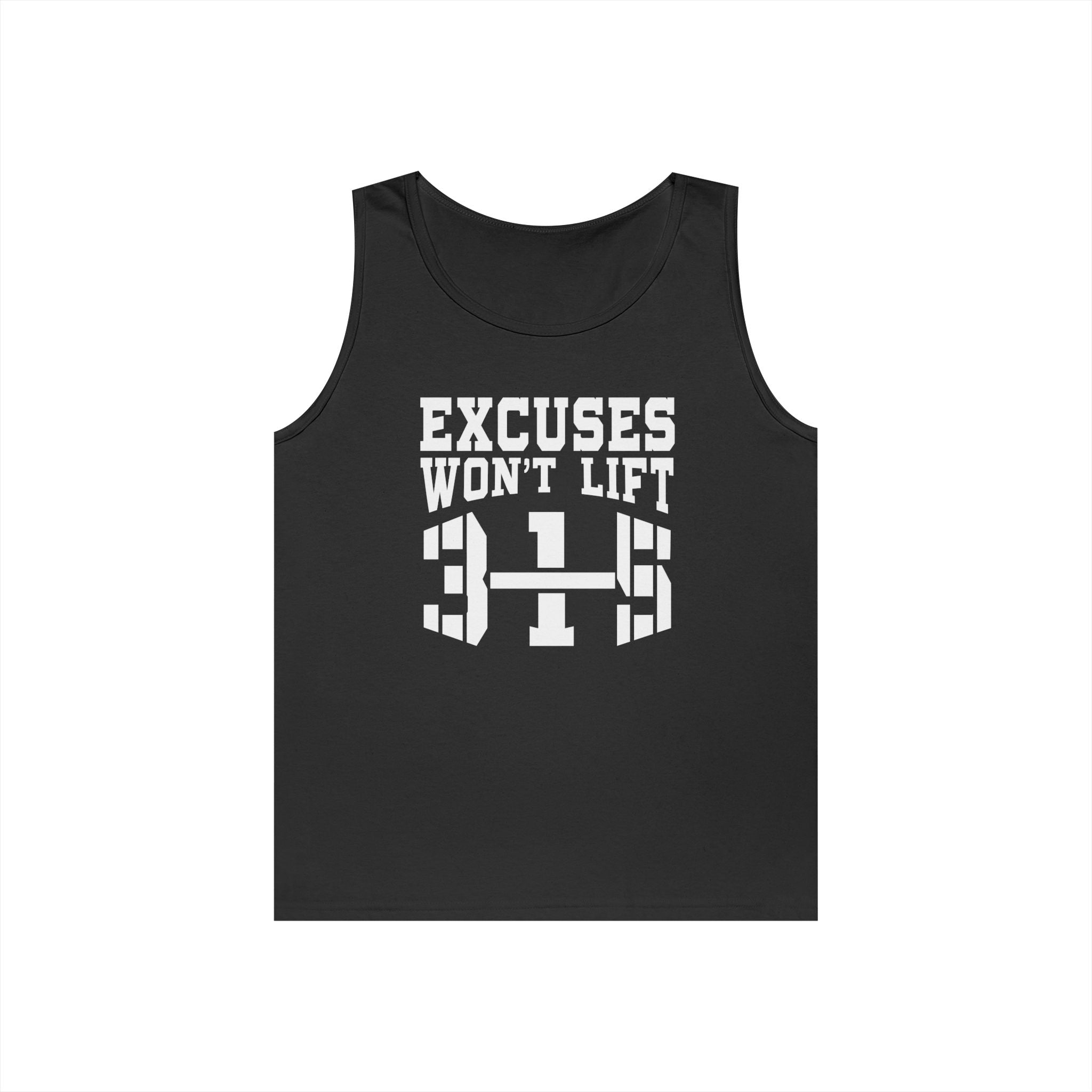 Motivational Unisex Heavy Cotton Tank Top - &