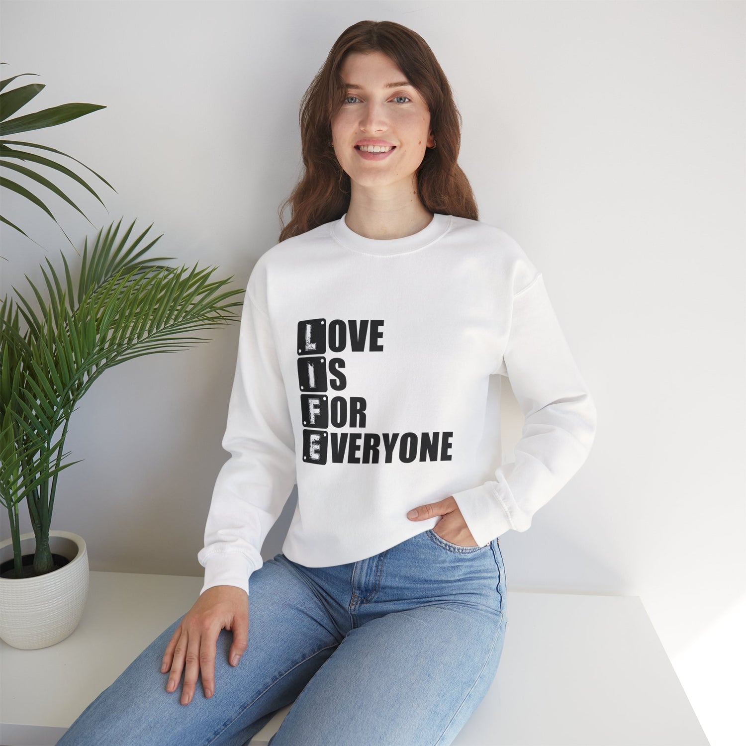 Love Is for Everyone Unisex Sweatshirt