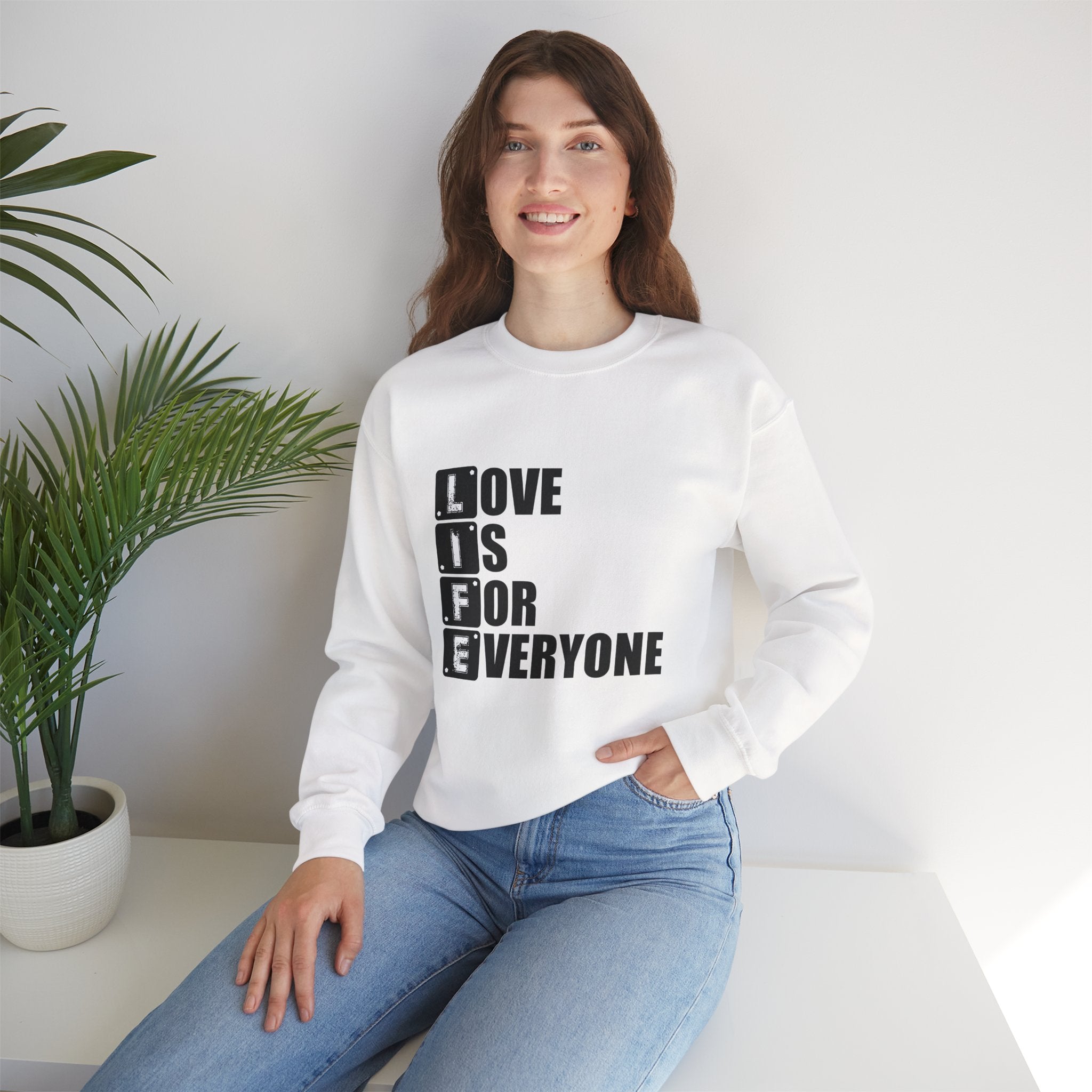Love Is for Everyone Unisex Sweatshirt