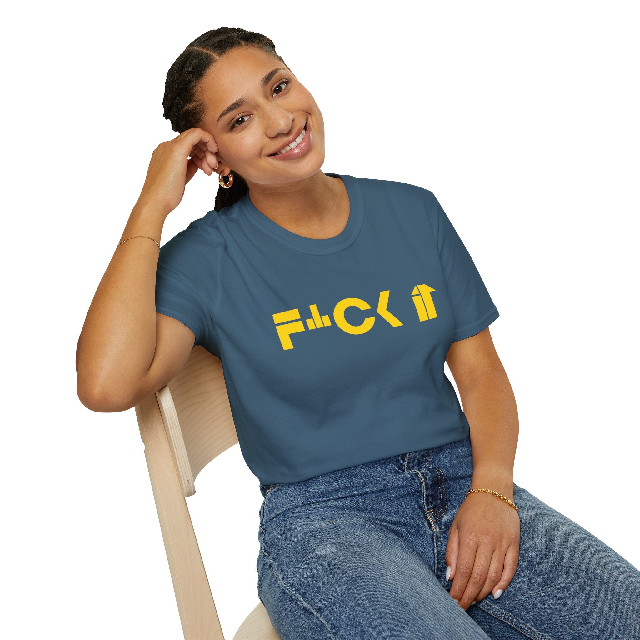 Casual Statement T-Shirt - "F*CK It" Unisex Softstyle Tee