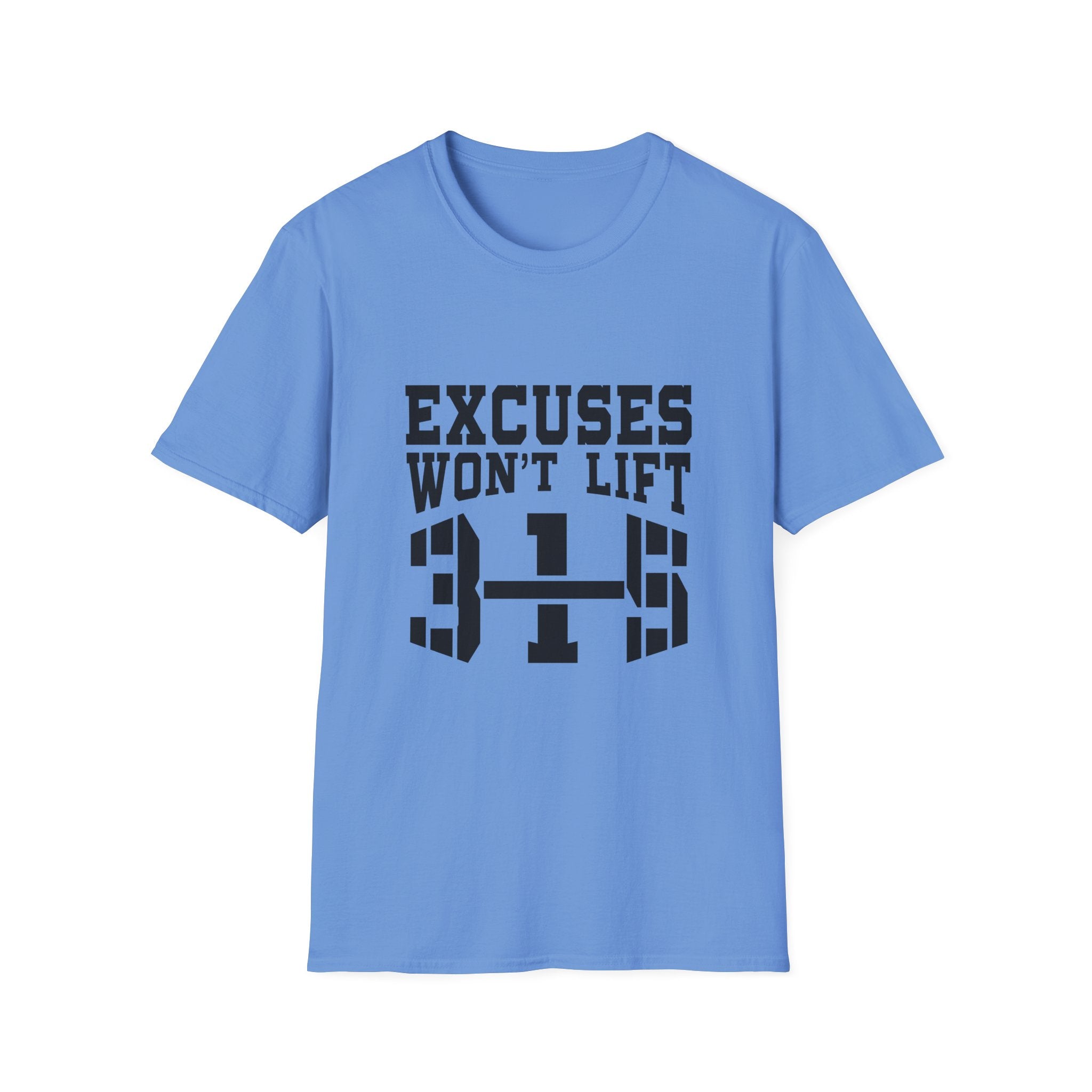 Motivational Workout T-Shirt - "Excuses Won&