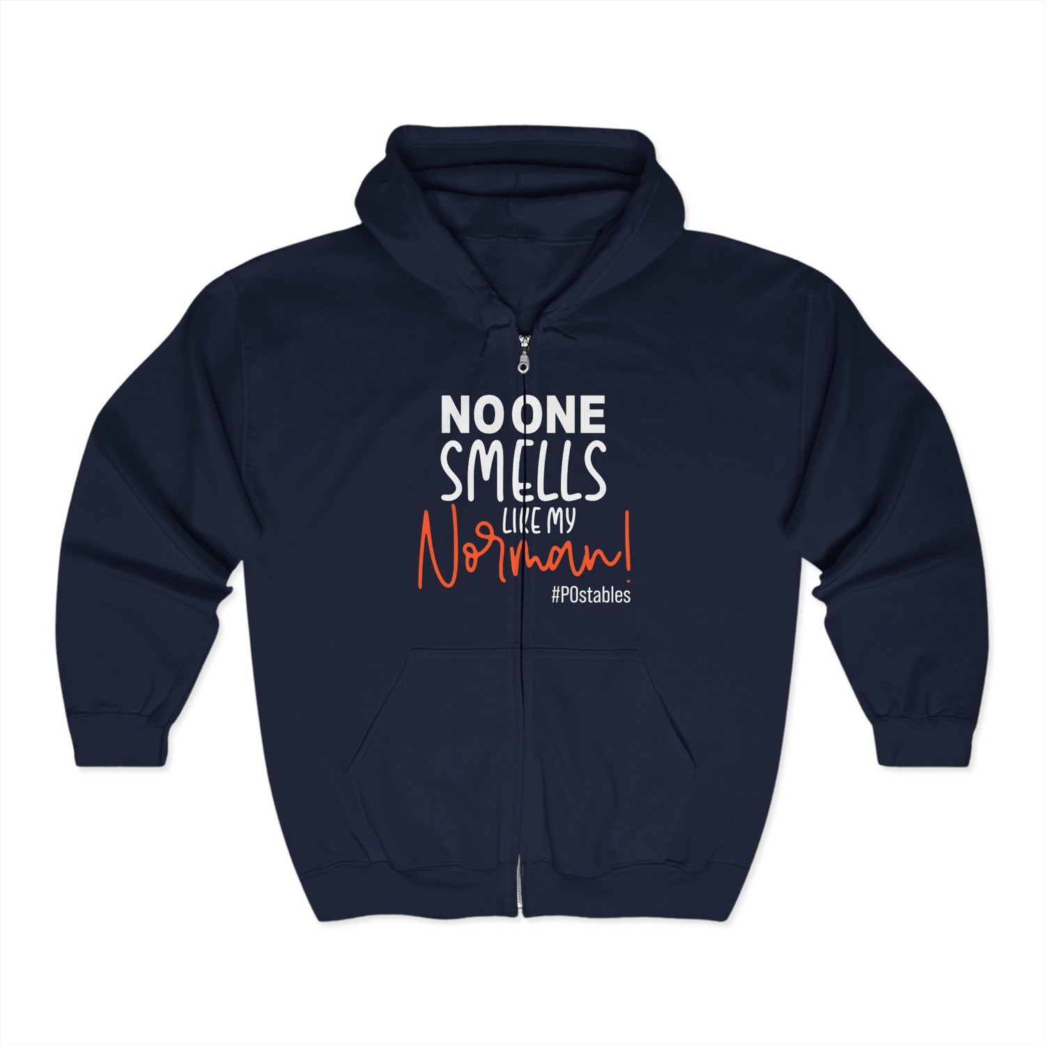 No One Smells Like My Normal Unisex Zip Hoodie