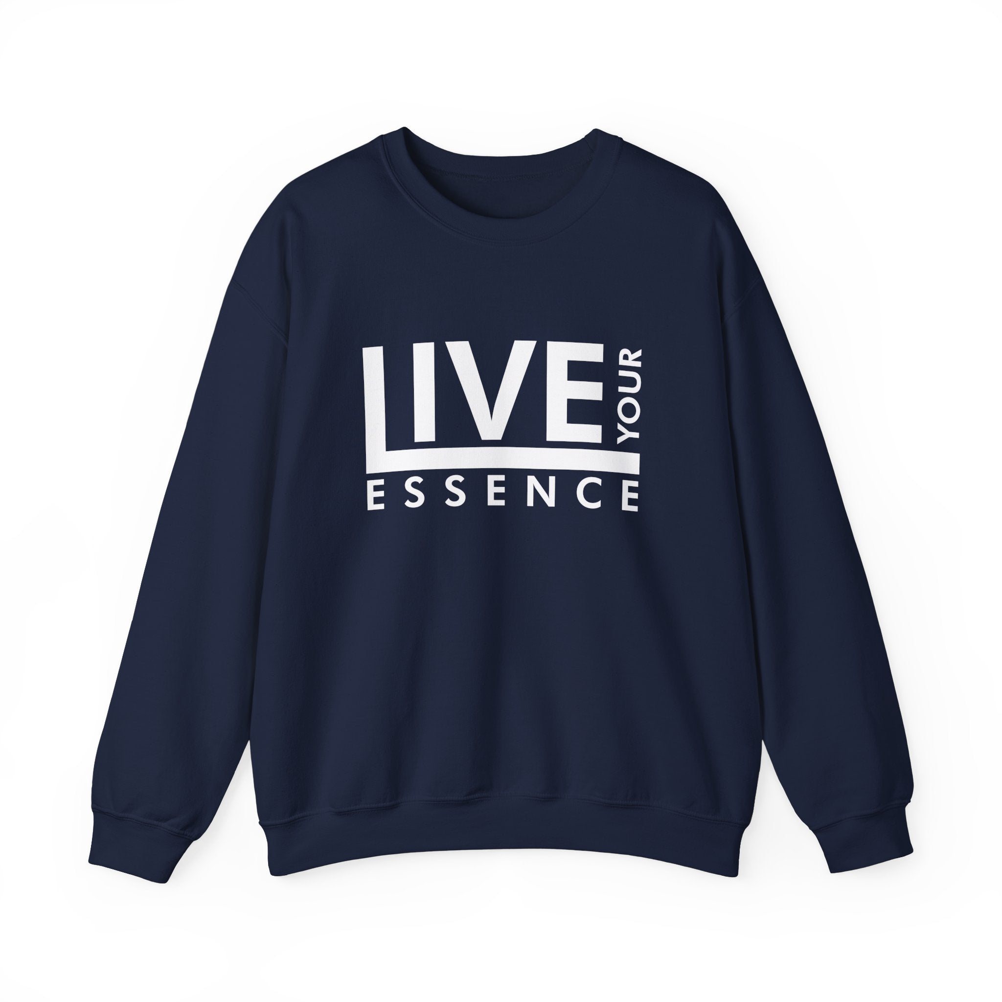 Live Your Essence Unisex Crewneck Sweatshirt - Inspirational Casual Wear