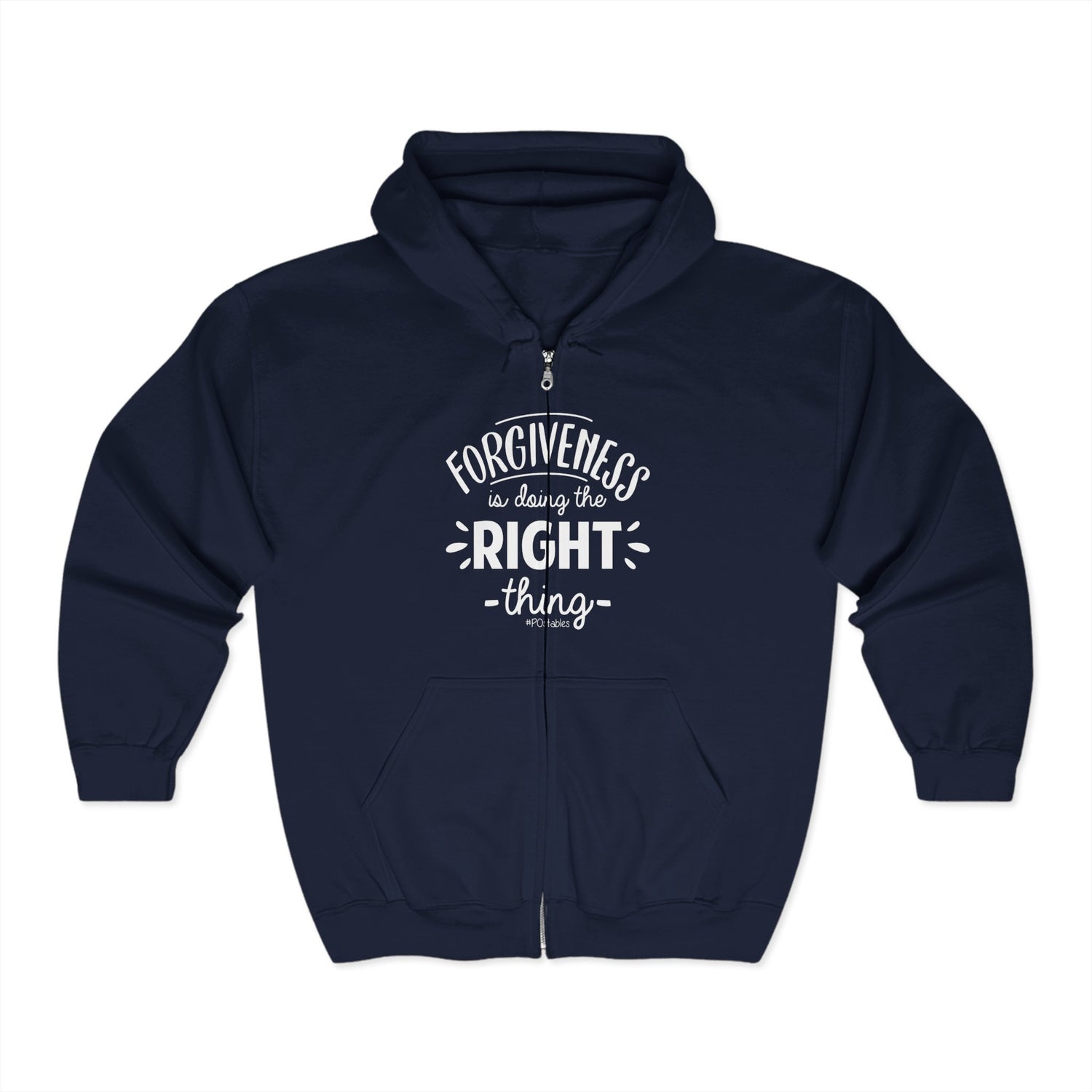 Forgiveness is Doing the Right Thing Unisex Zip Hoodie