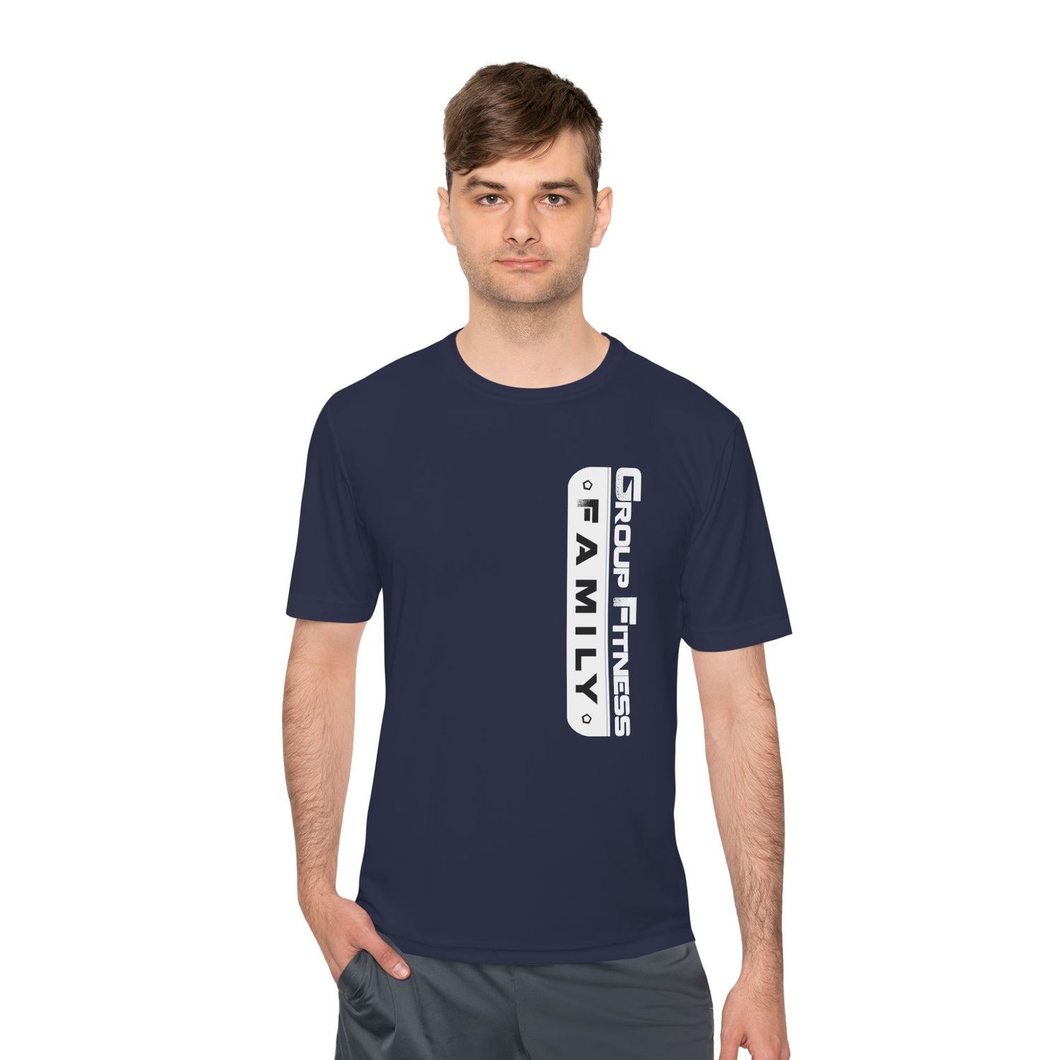Group Fitness Family Unisex Moisture Wicking Tee