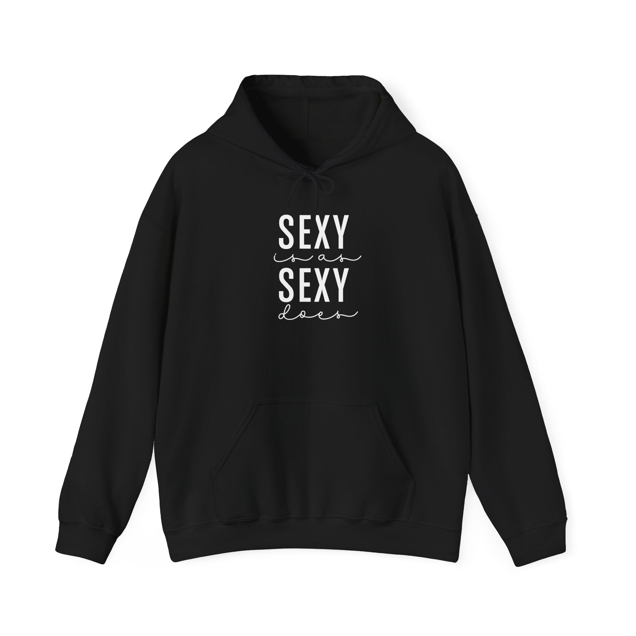 Trendy Hoodie: "Sexy as a Sexy Dad" Unisex Blend Sweatshirt