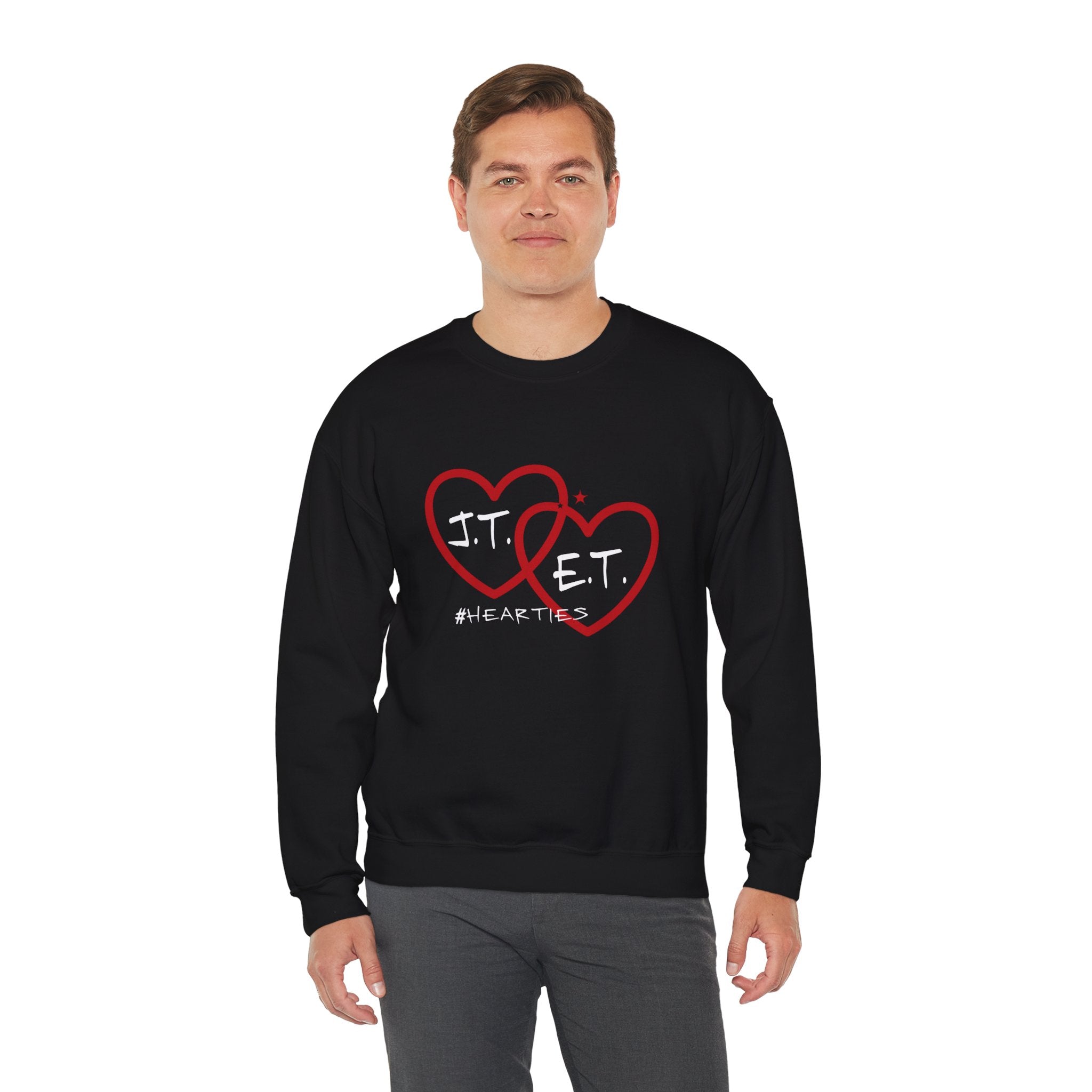 Heartfelt Love Crewneck Sweatshirt - Unisex, Perfect for Valentine&